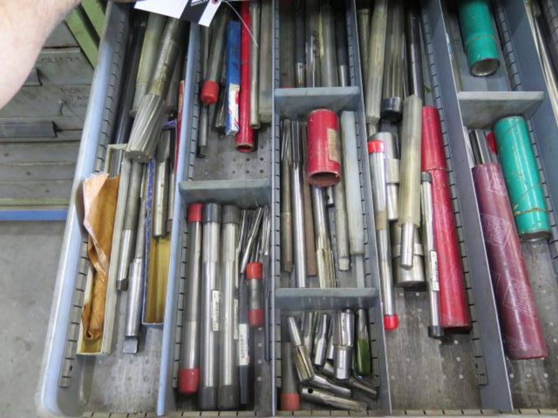 Bott 12-Drawer Tooling Cabinet w/ Endmills, Taps, Drills, Reamers, Spade Drill Bits (SOLD AS-IS - NO - Image 7 of 9