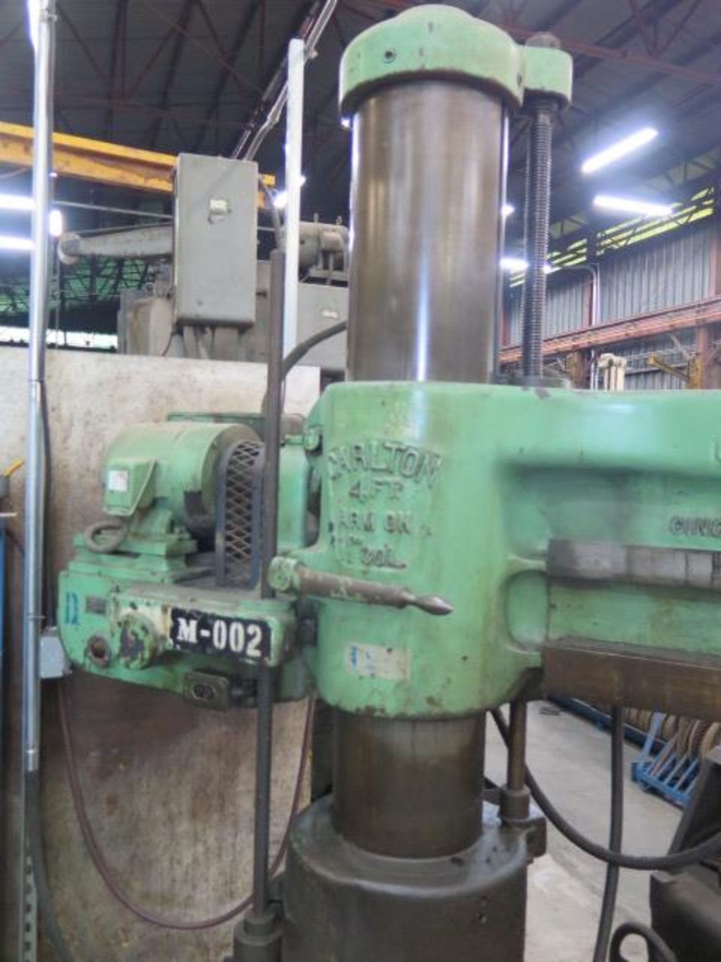 Carlton 11” Column x 48” Radial Arm Drill w/ 80-1500 RPM, Power Column and Feeds, SOLD AS IS - Image 4 of 10