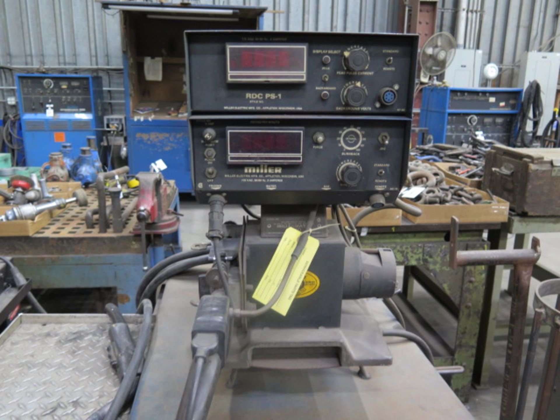 Miller Pulstar 450 Arc Welding Power Source w. Miller RDC PS1 Wire Feeder (SOLD AS-IS - NO - Image 5 of 7