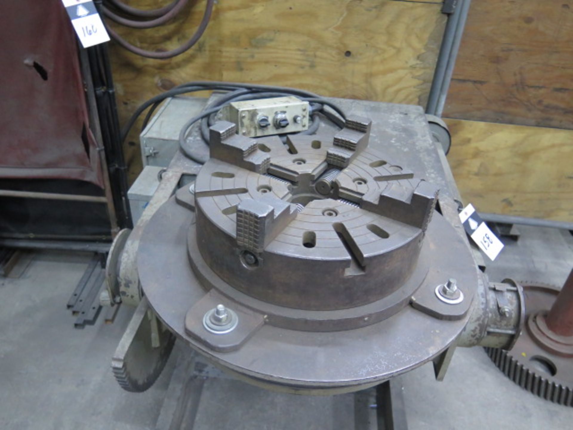 Koike Aronson 24” Welding Positioner s/n 011500 w/ 15” 4-Jaw Chuck (SOLD AS-IS - NO WARRANTY) - Image 3 of 7