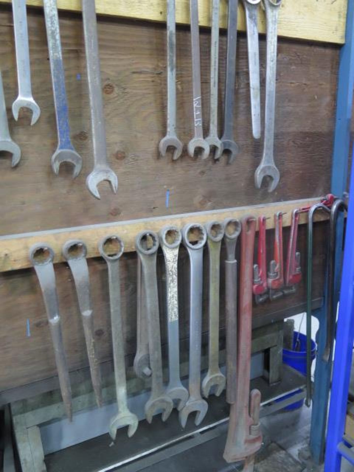 Pipe Wrenches and Wrenches (ON WALL) (SOLD AS-IS - NO WARRANTY) - Image 3 of 3