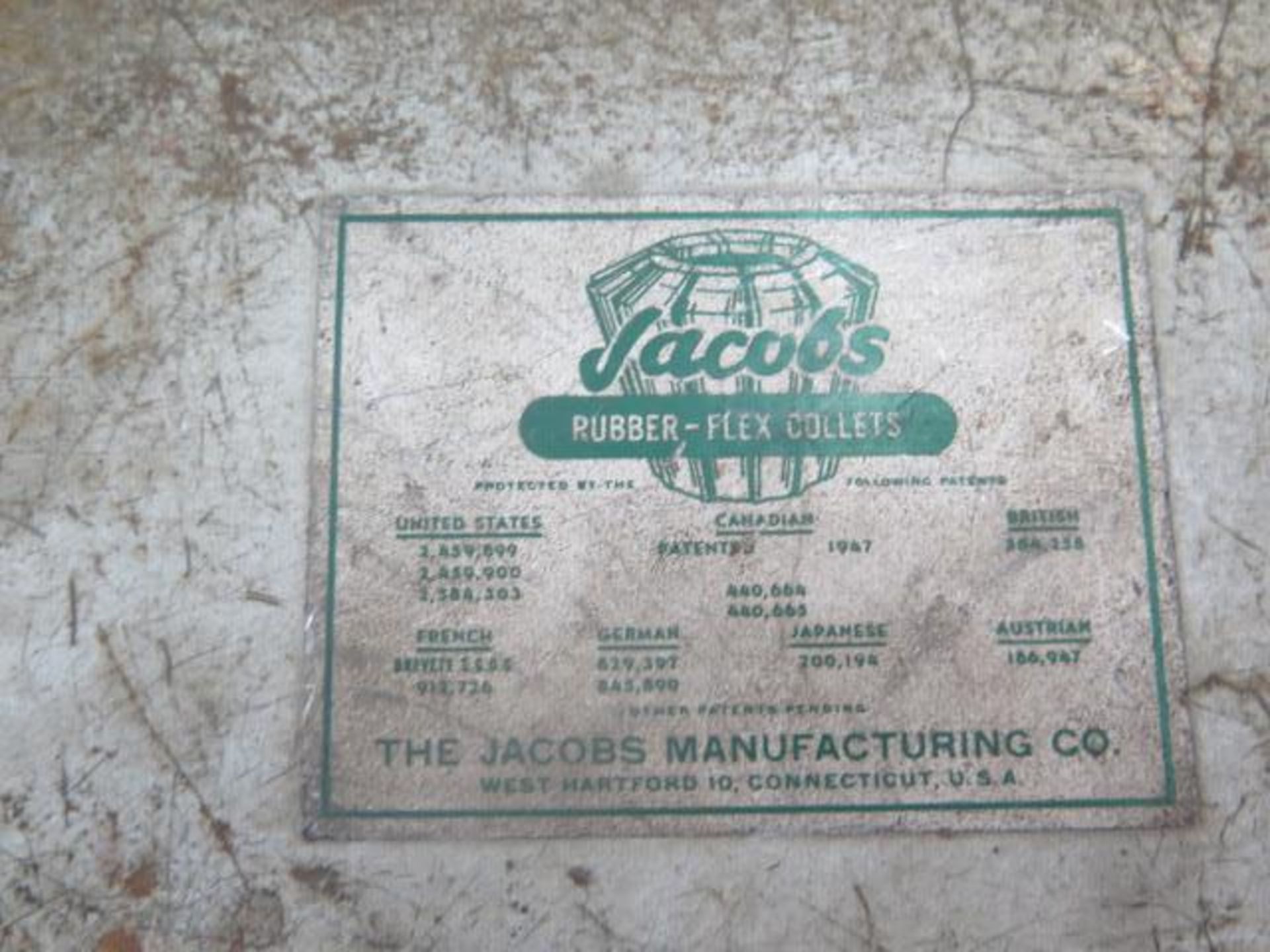 Jacobs Flex Collet Spindle Nose w/ (2) Flex Collet Sets (SOLD AS-IS - NO WARRANTY) - Image 7 of 7