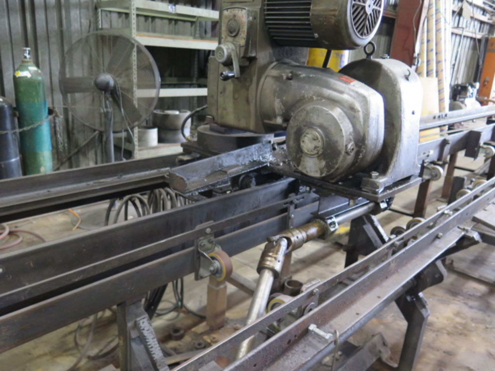 Production Machine Co Custom 6” Belt Sander / Tube Finishing Machine. (SOLD AS-IS - NO WARRANTY) - Bild 11 aus 16