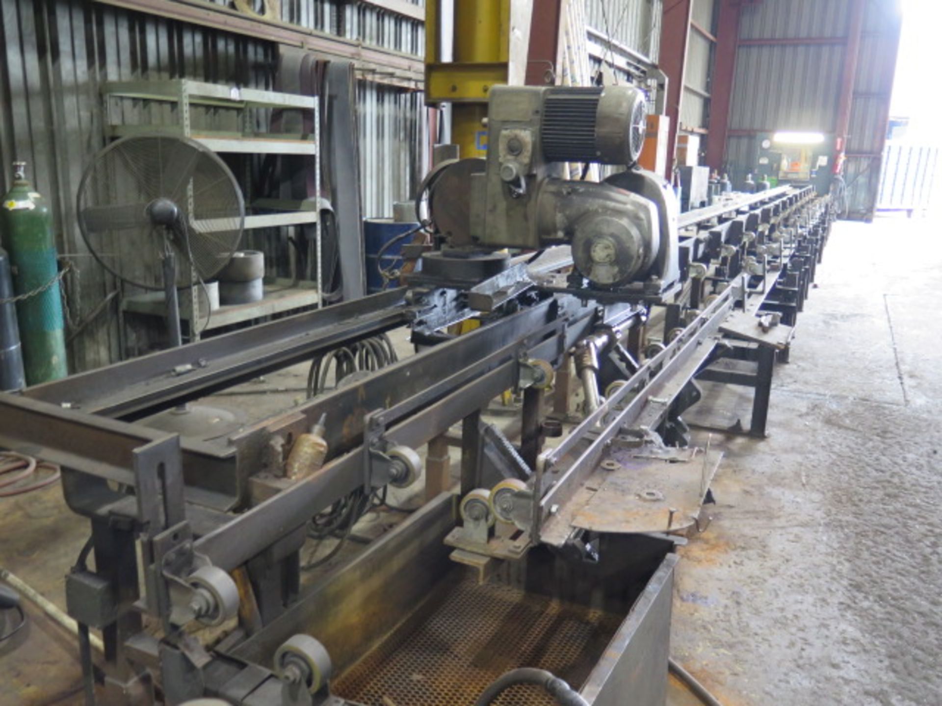 Production Machine Co Custom 6” Belt Sander / Tube Finishing Machine. (SOLD AS-IS - NO WARRANTY) - Image 9 of 16