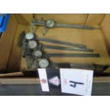 8" Dial Calipers (5) (SOLD AS-IS - NO WARRANTY)