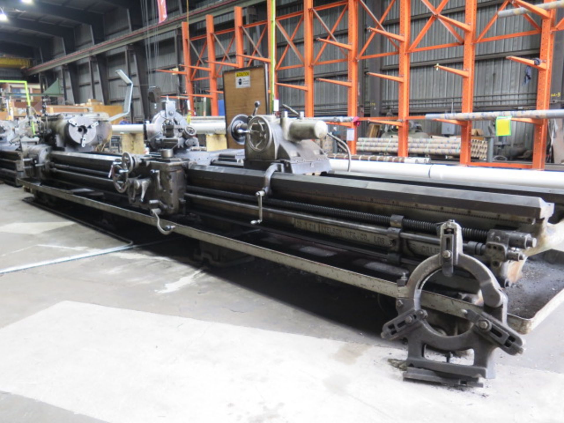 Axelson 25 28” x 216” Geared Head Lathe w/ 24’ Bed, 8-555 RPM,Taper Attachment, Tailstock,SOLD AS IS - Image 3 of 12
