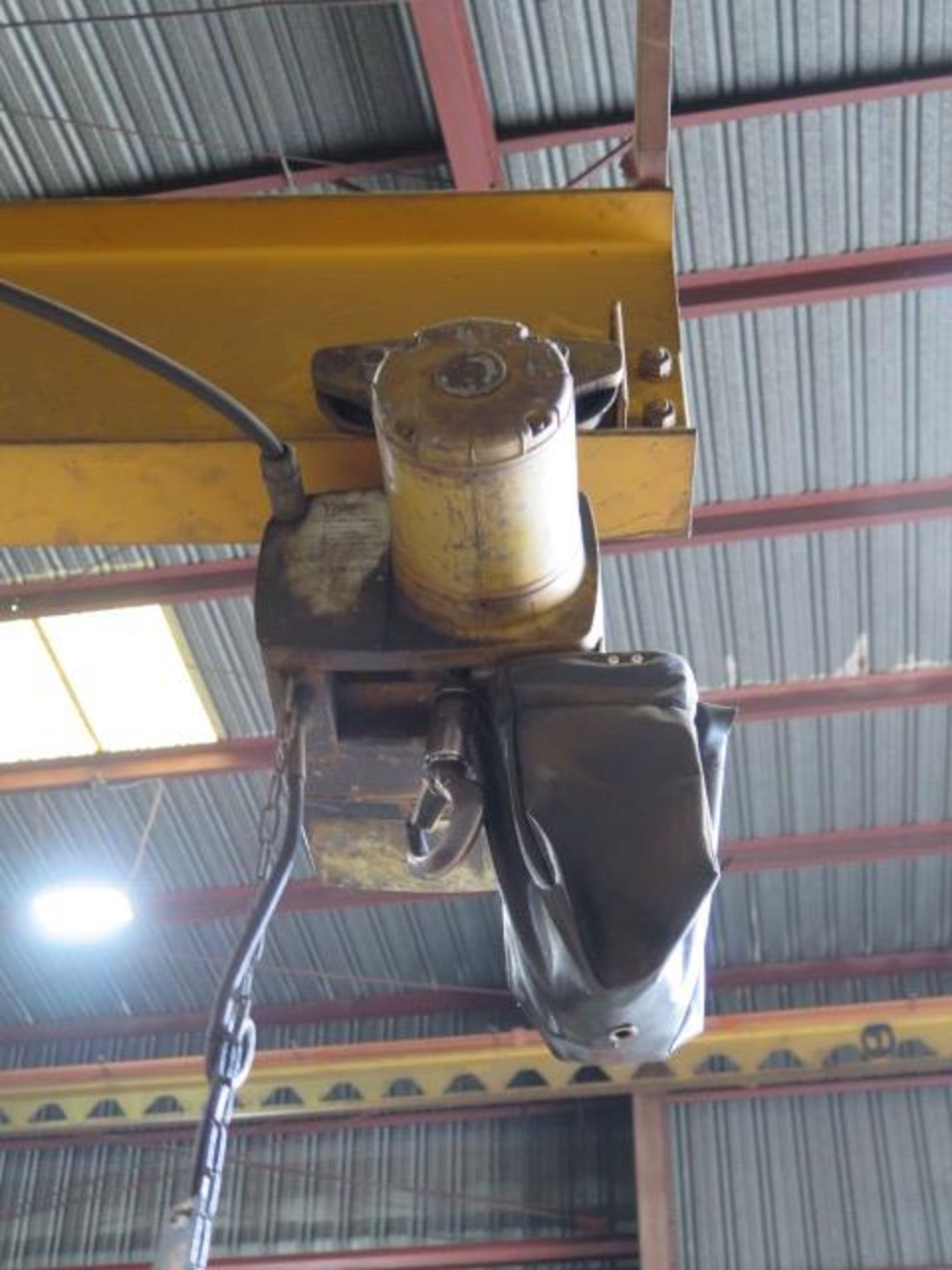Abell-Howe 1 Ton Floor Mounted Jib Crane w/ Electric Hoist (SOLD AS-IS - NO WARRANTY) - Image 5 of 7