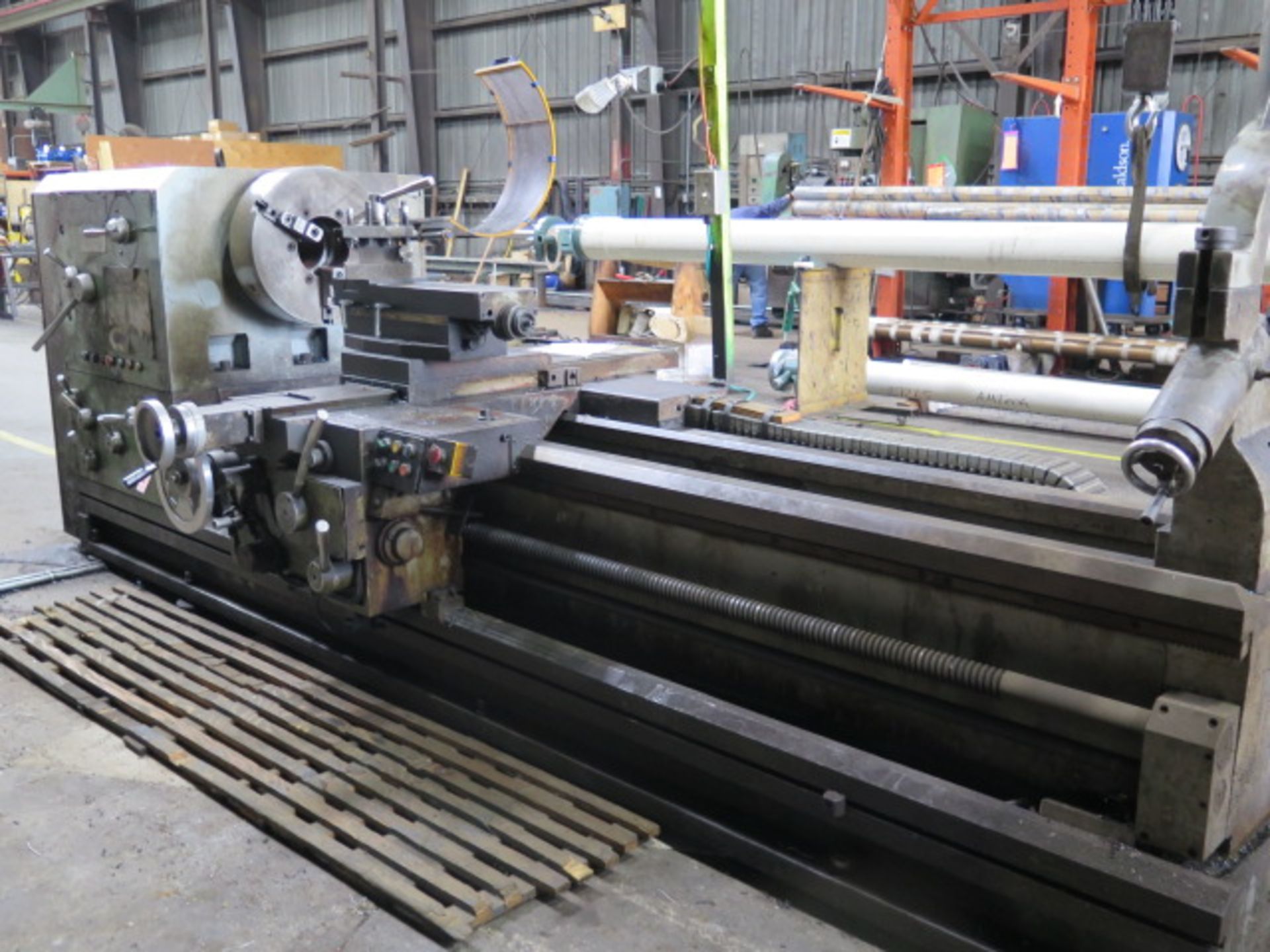 American Turnmaster HT-3580 35” x 80” Big Bore Geared Gap Bed Lathe w/ 6” Spindle Bore, SOLD AS IS - Image 3 of 15