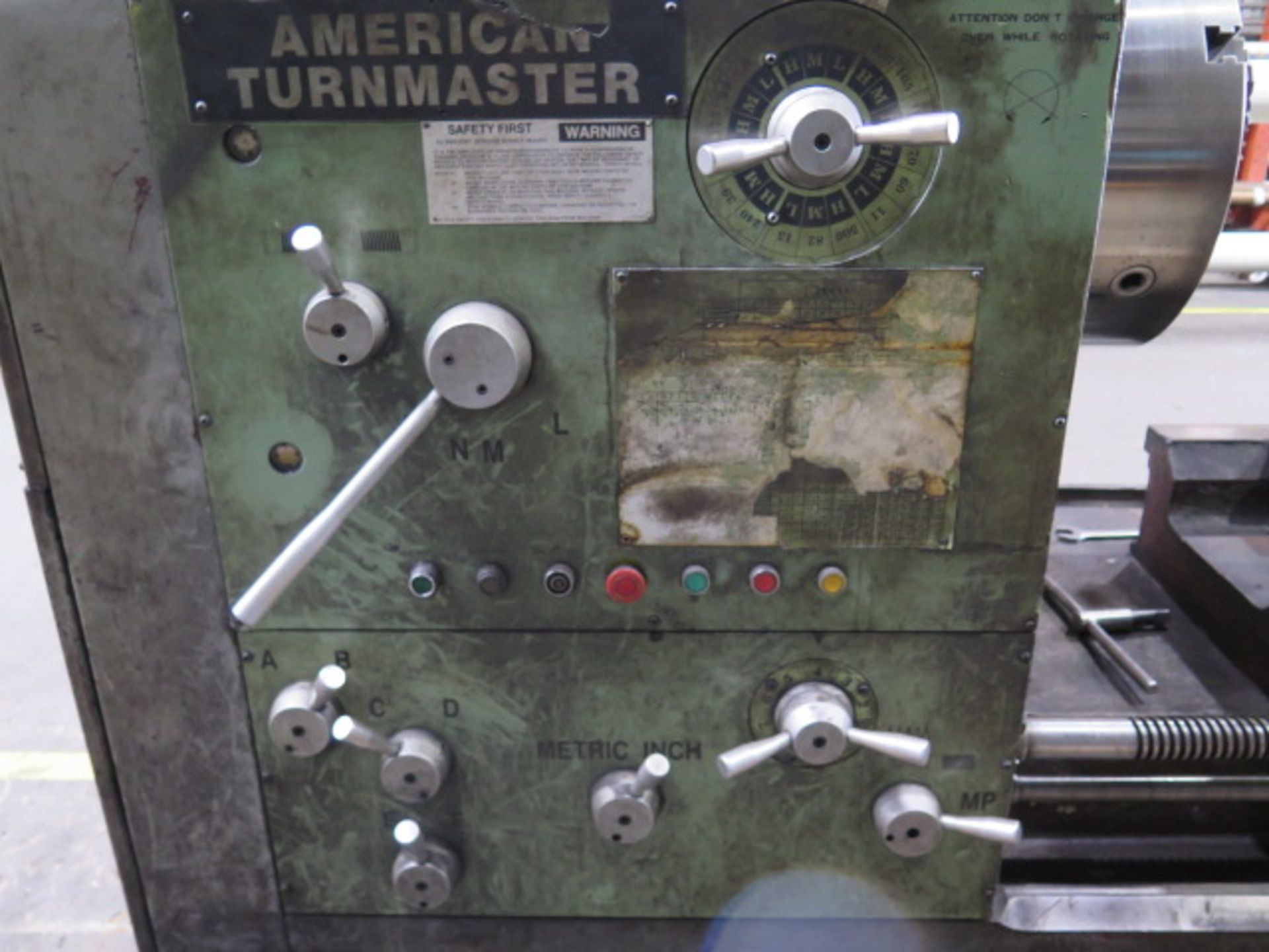 American Turnmaster HT-3580 35” x 80” Big Bore Geared Gap Bed Lathe w/ 6” Spindle Bore, SOLD AS IS - Image 5 of 15