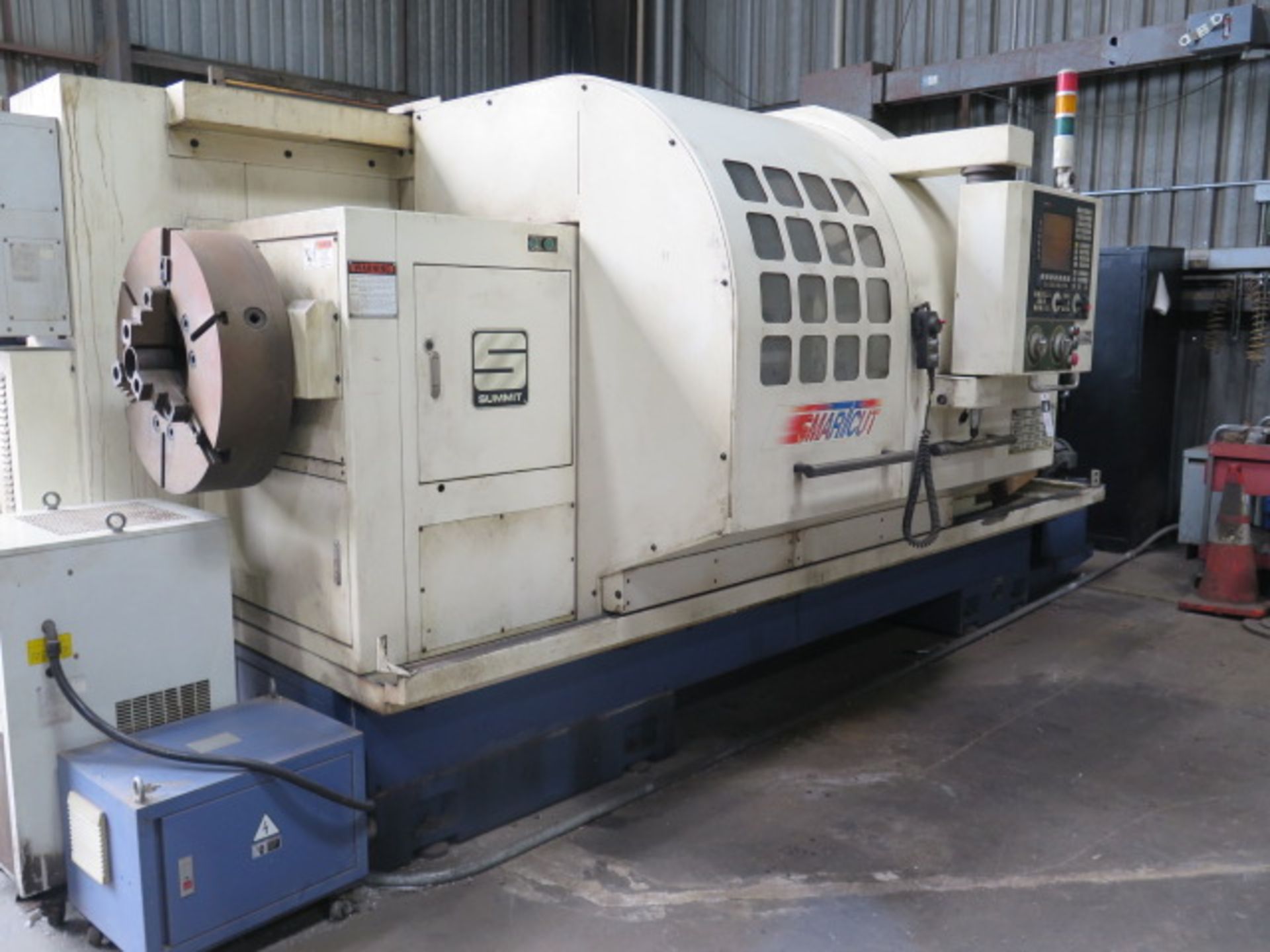 Summit “Smart Cut” SC30-9X80M Big Bore CNC Turning Center,Fagor Controls, 9” Spindle Bore,SOLD AS IS - Image 2 of 26