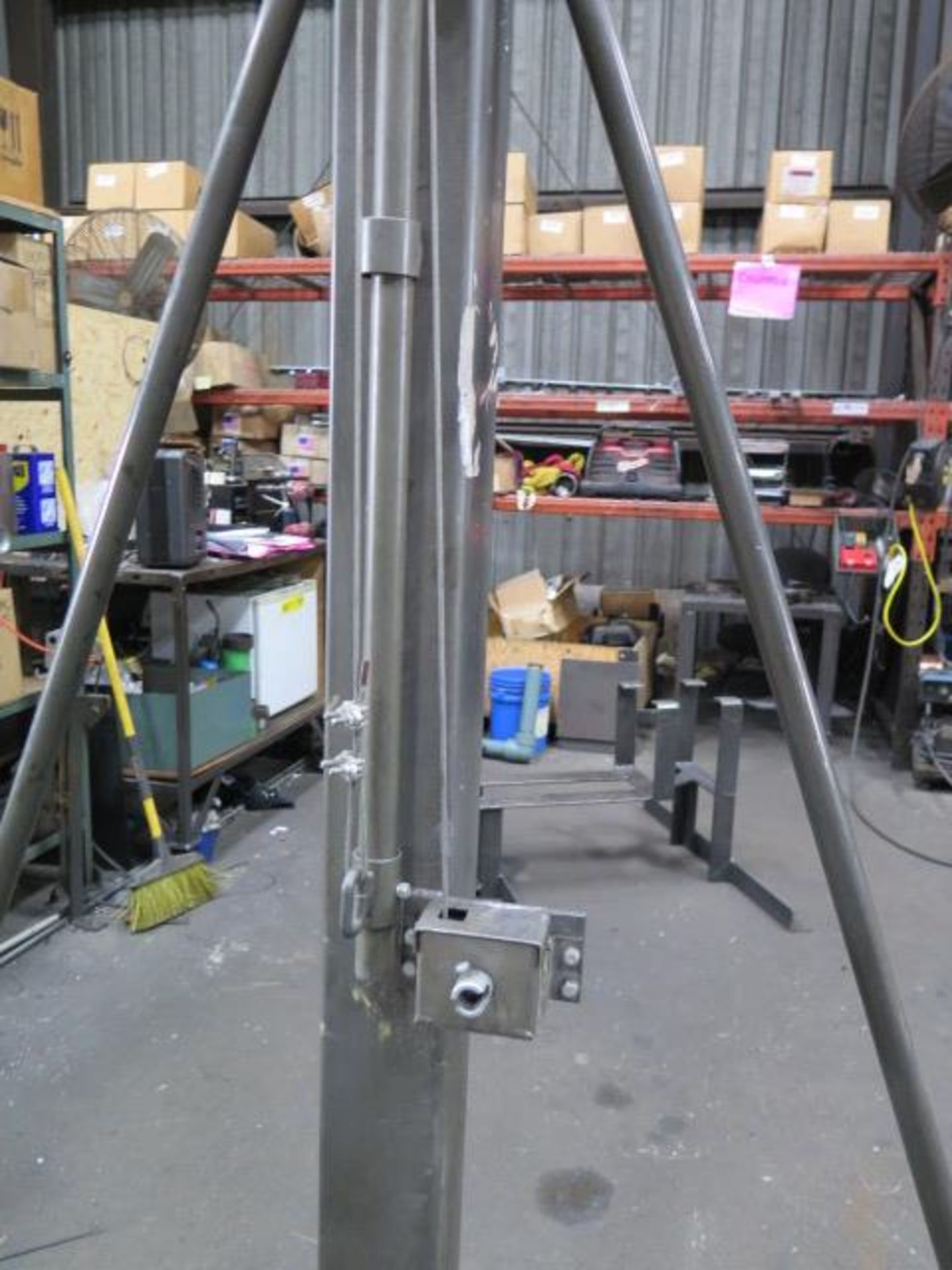 Pittsburgh 1 Ton Portable A-Frame Gantry w/ Chain Hoist (SOLD AS-IS - NO WARRANTY) - Image 5 of 7