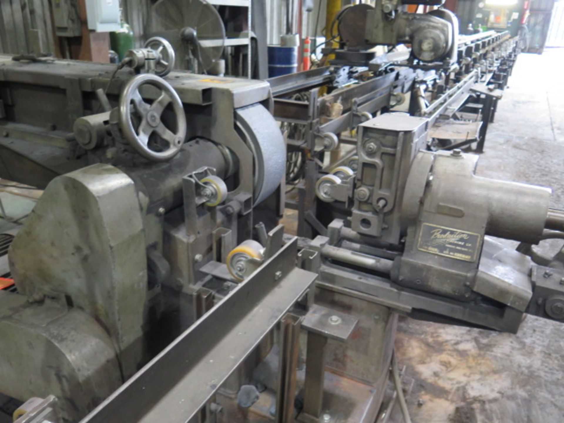 Production Machine Co Custom 6” Belt Sander / Tube Finishing Machine. (SOLD AS-IS - NO WARRANTY) - Bild 5 aus 16