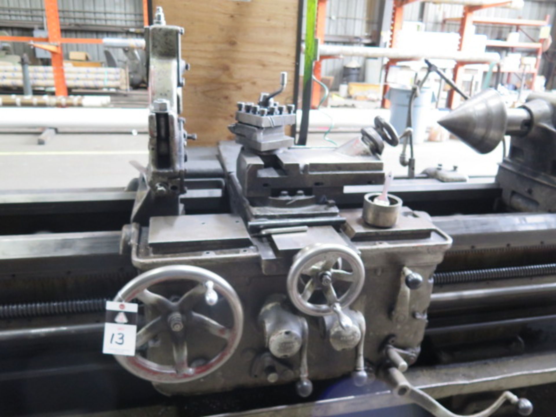 Axelson 25 28” x 216” Geared Head Lathe w/ 24’ Bed, 8-555 RPM,Taper Attachment, Tailstock,SOLD AS IS - Image 9 of 12