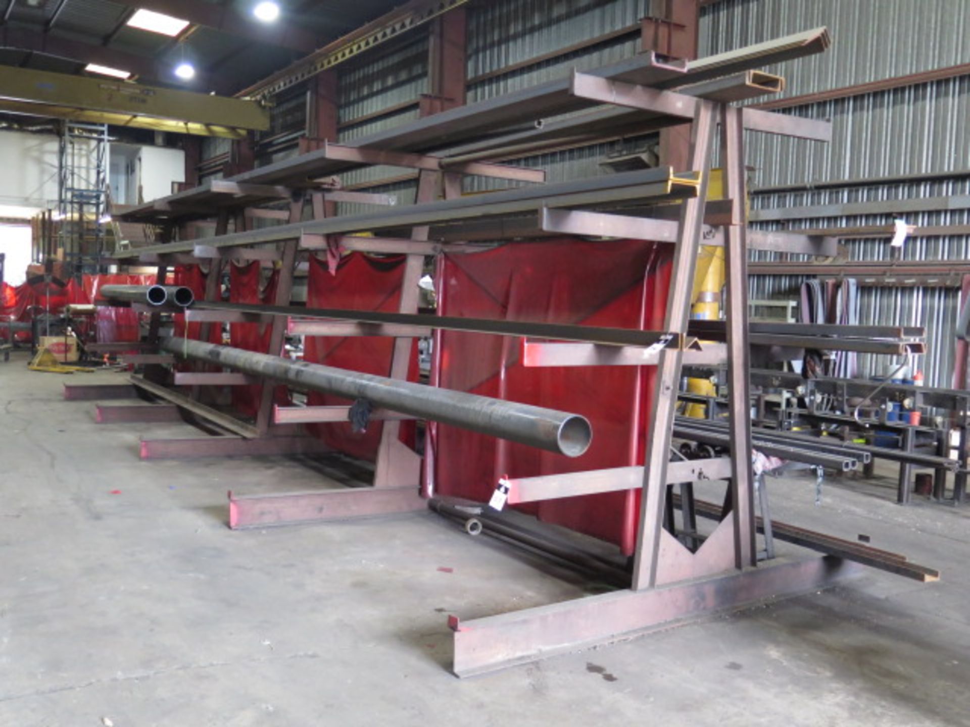 2-Sided Cantilever Material Rack (SOLD AS-IS - NO WARRANTY)