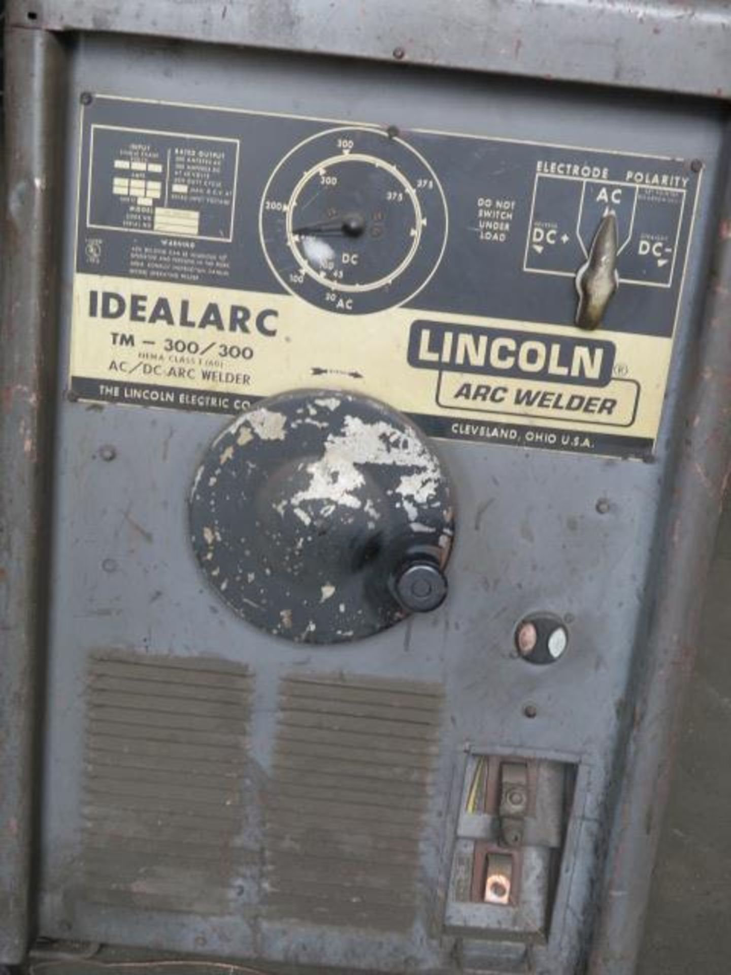 Lincoln Idealarc TM=300/300 AC/DC Arc Welding Power Source (SOLD AS-IS - NO WARRANTY) - Image 3 of 9