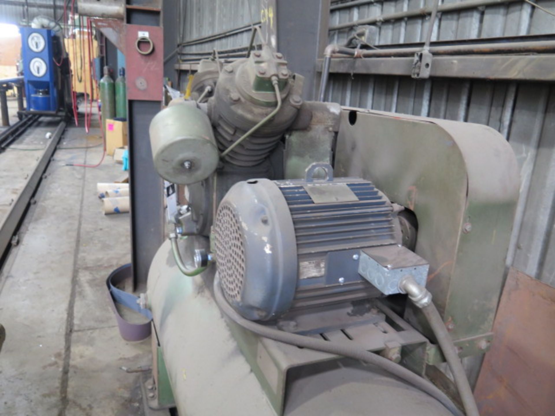Ingersoll Rand 15Hp Horizontal Air Compressor w/ 2-Stage Pump, 120 Gallon Tank (SOLD AS-IS - NO - Image 4 of 5