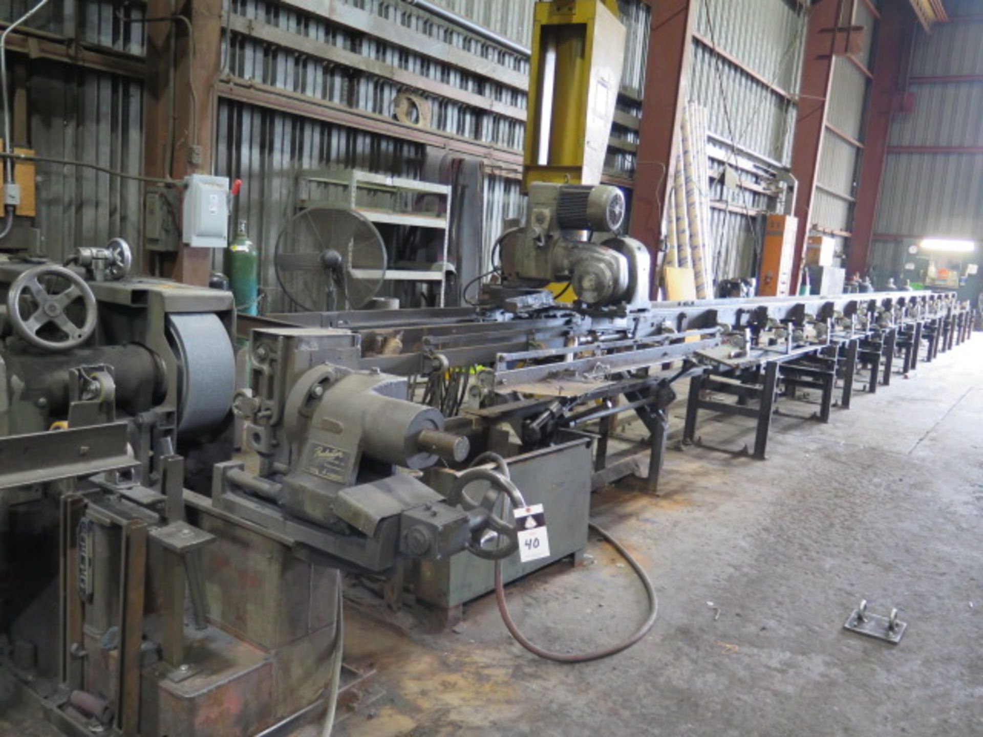 Production Machine Co Custom 6” Belt Sander / Tube Finishing Machine. (SOLD AS-IS - NO WARRANTY) - Bild 2 aus 16