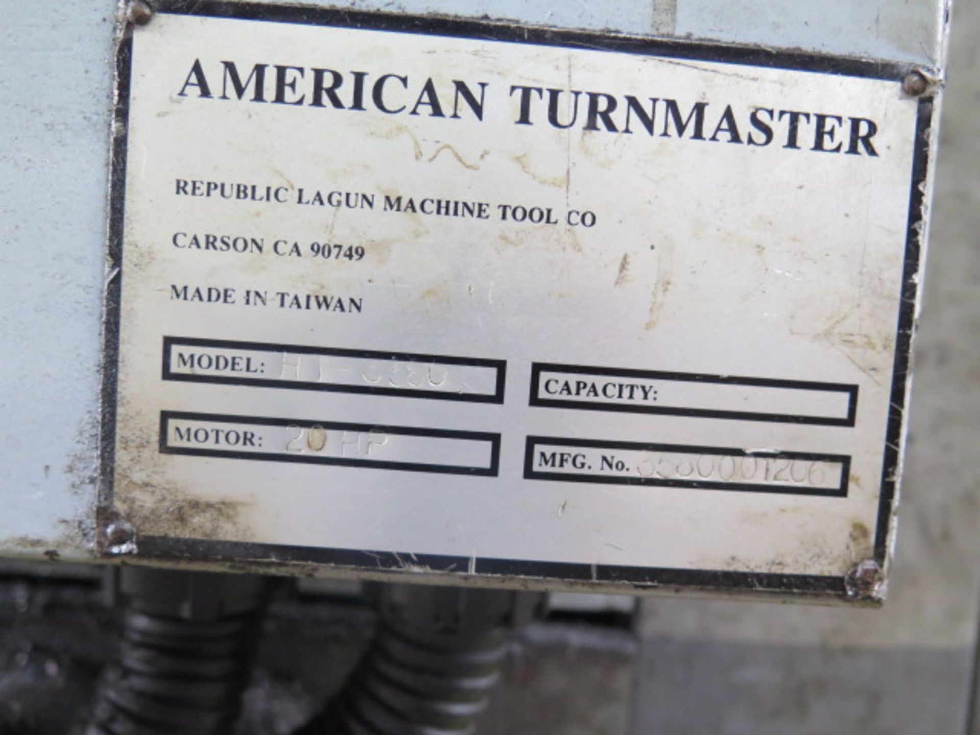 American Turnmaster HT-3580 35” x 80” Big Bore Geared Gap Bed Lathe w/ 6” Spindle Bore, SOLD AS IS - Image 15 of 15