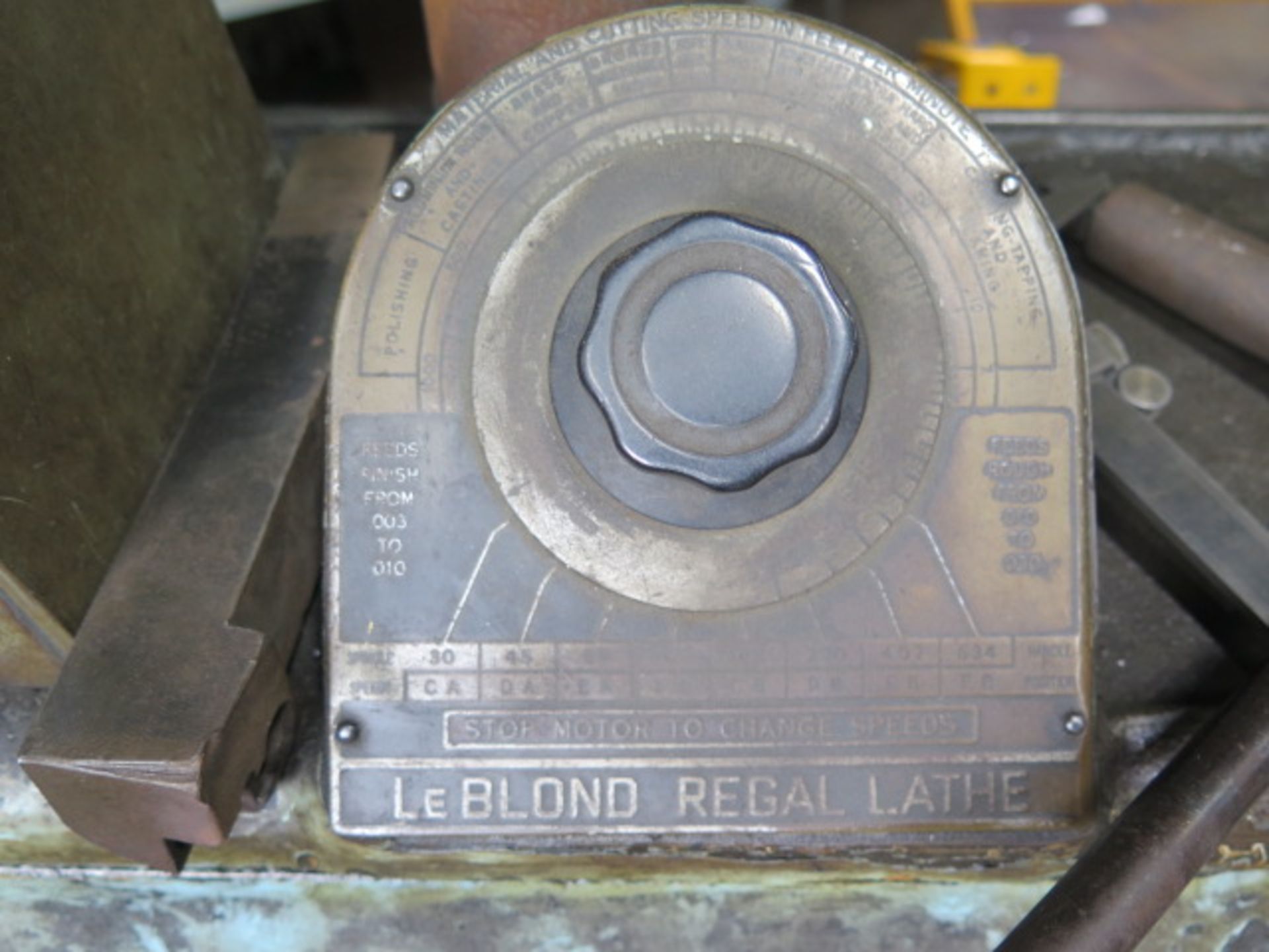 LeBlond 18” x 54” Lathe w/ 10-634 RPM, Inch Threading, Indexing Tool Post, 10” 3-Jaw, SOLD AS IS - Image 7 of 7