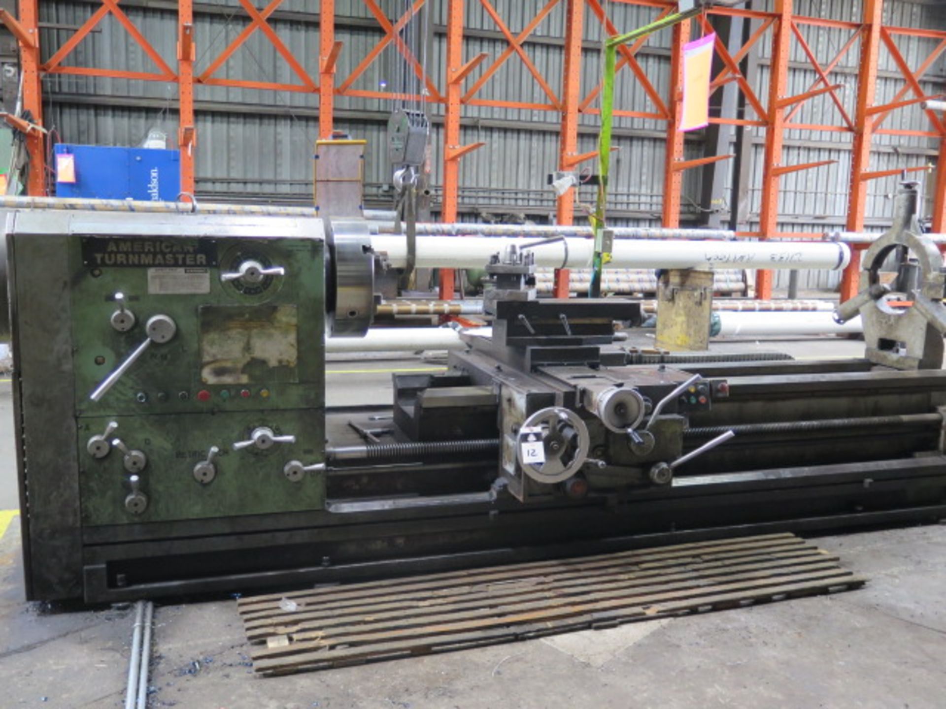 American Turnmaster HT-3580 35” x 80” Big Bore Geared Gap Bed Lathe w/ 6” Spindle Bore, SOLD AS IS