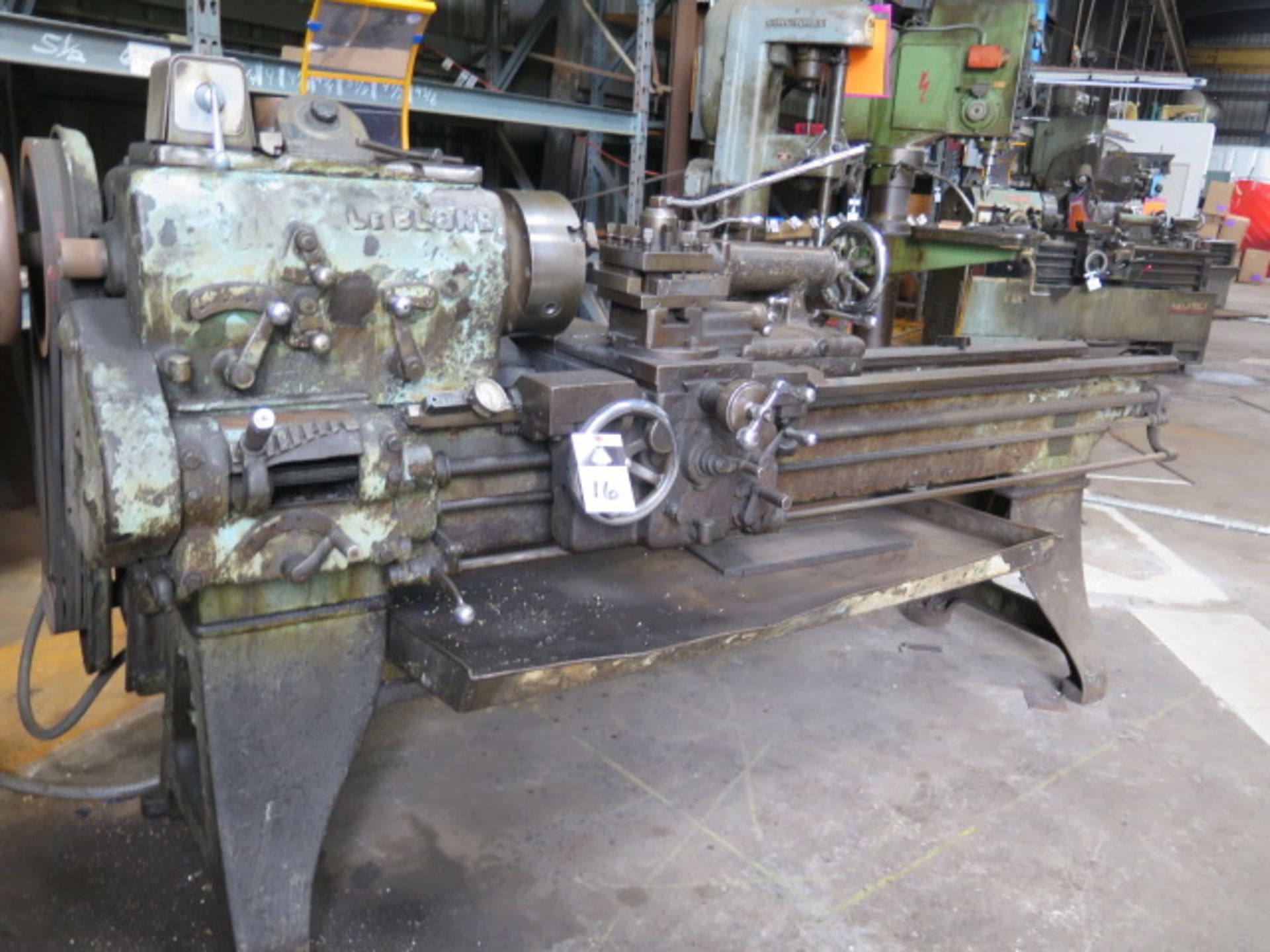 LeBlond 18” x 54” Lathe w/ 10-634 RPM, Inch Threading, Indexing Tool Post, 10” 3-Jaw, SOLD AS IS - Image 2 of 7