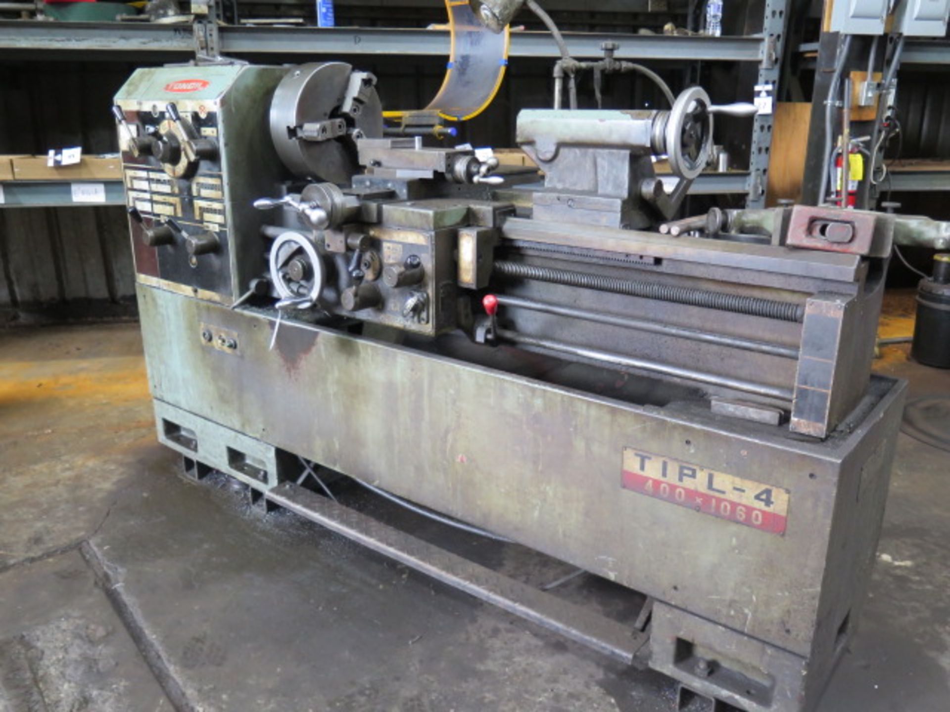 Tongil TIPL-4 15” x 42” Geared Head Gap Bed Lathe w/ 60-1500 RPM, Inch/mm Threading, SOLD AS IS - Image 3 of 12