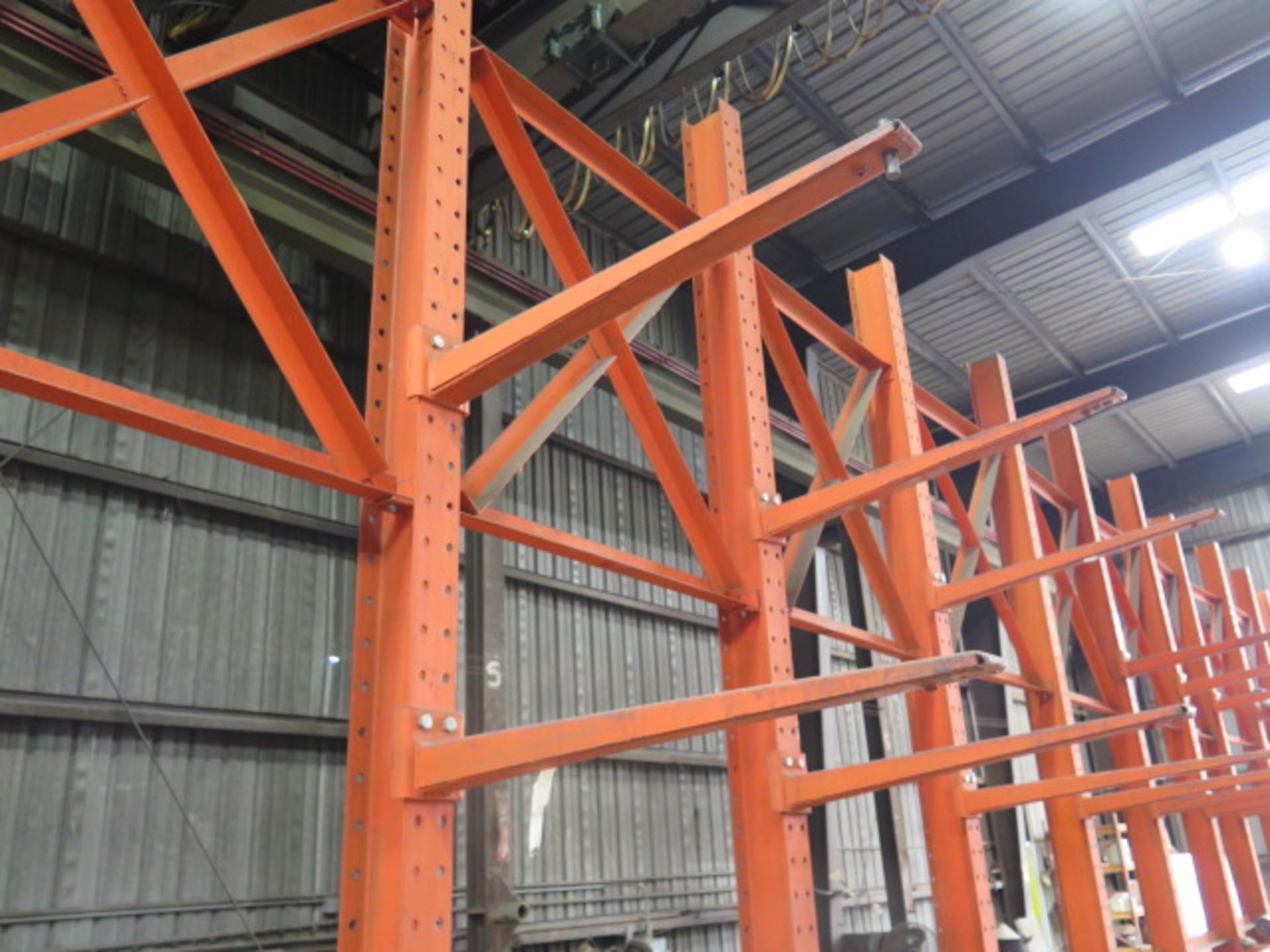 Cantilever Material Rack (11-Sections) (SOLD AS-IS - NO WARRANTY) - Image 4 of 7