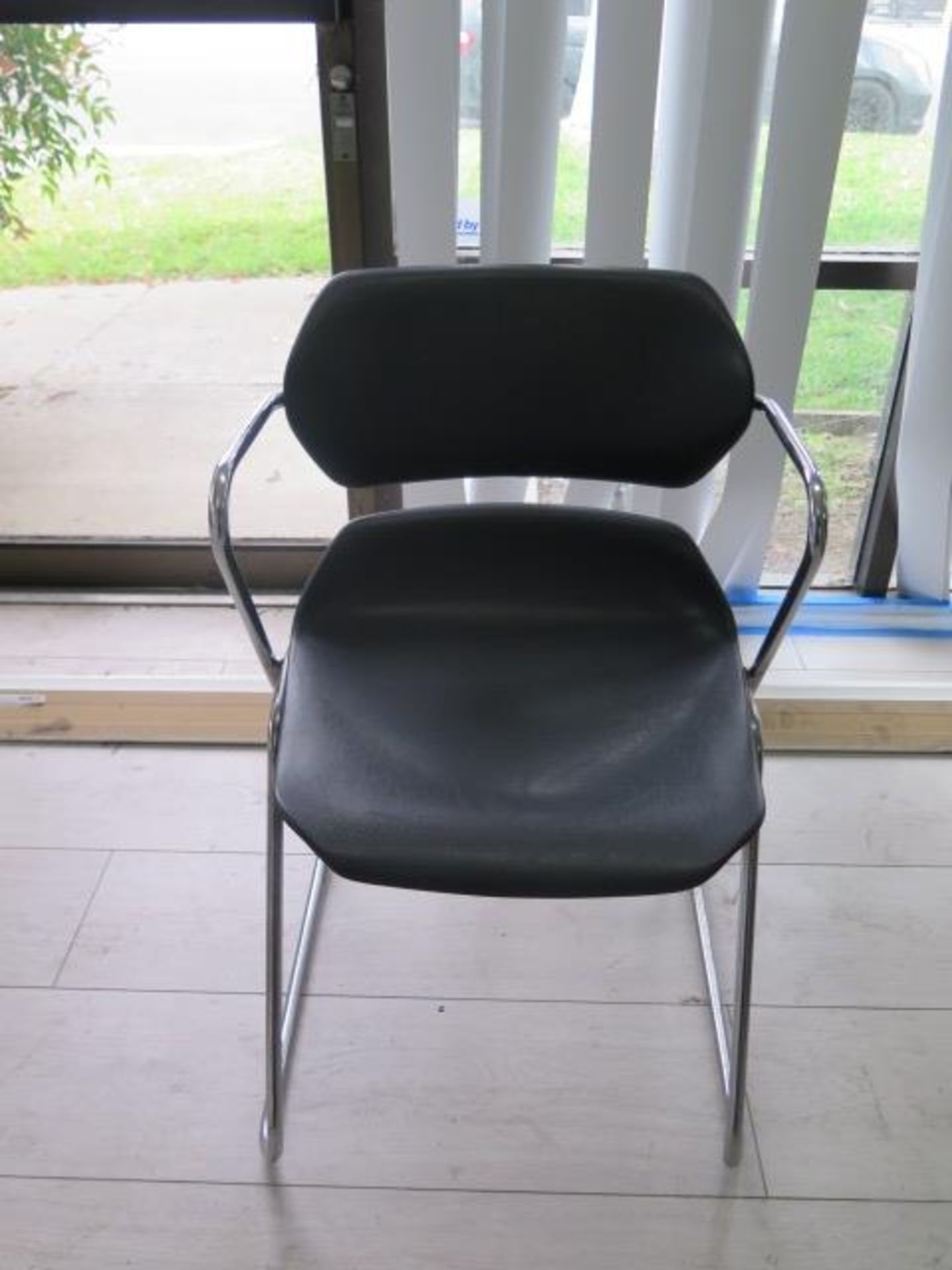 Stackable Office Chairs (12) (SOLD AS-IS - NO WARRANTY) - Image 3 of 4
