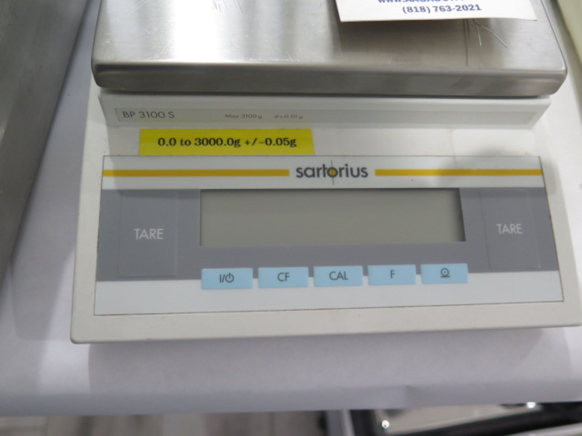 Sartorius BP3100S 3000g Digital Counting Scale (SOLD AS-IS - NO WARRANTY) - Image 3 of 4