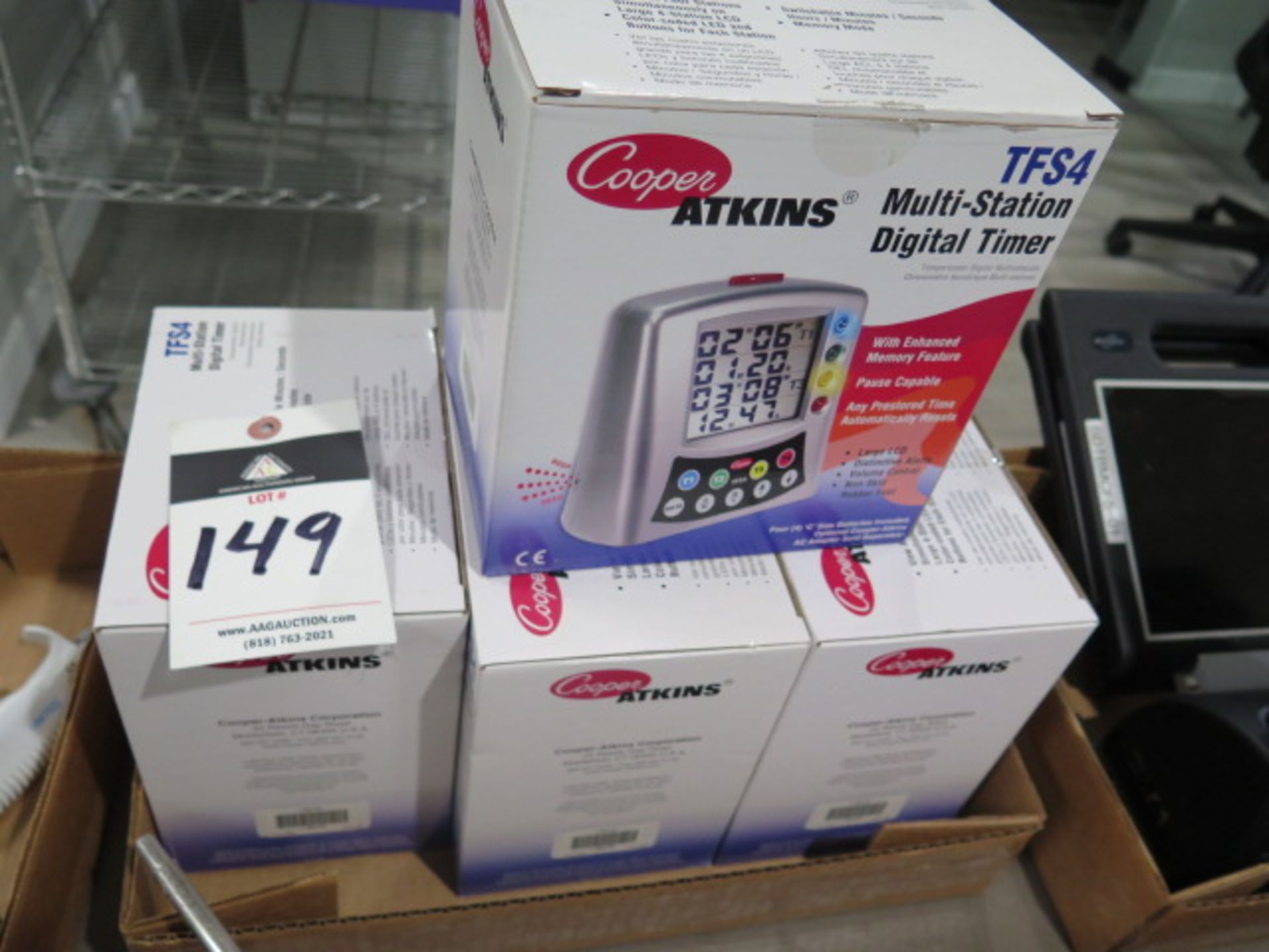 Cooper Atkins TFS4 Multi-Station Digital Timers (4) (SOLD AS-IS - NO WARRANTY)