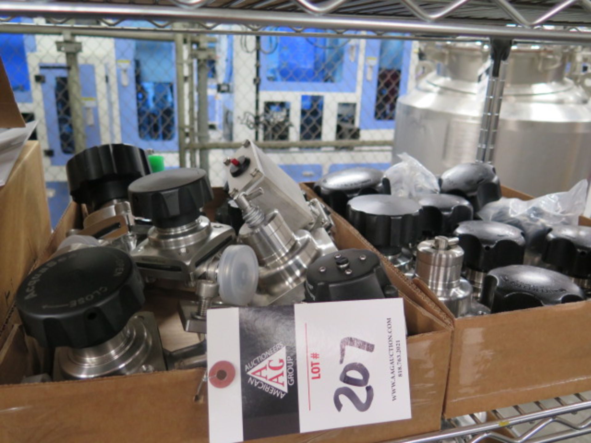 Stainless Steel Valves and Top-Works (SOLD AS-IS - NO WARRANTY)