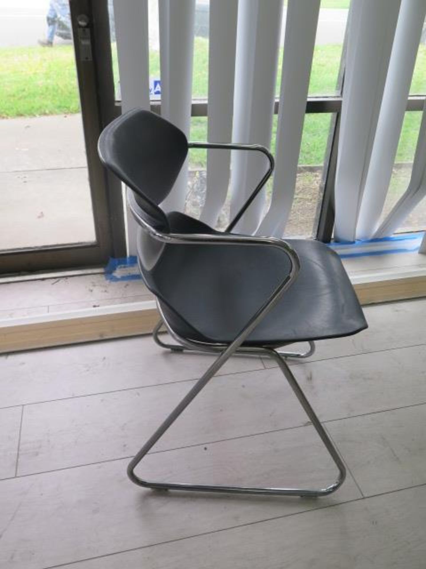 Stackable Office Chairs (12) (SOLD AS-IS - NO WARRANTY) - Image 4 of 4