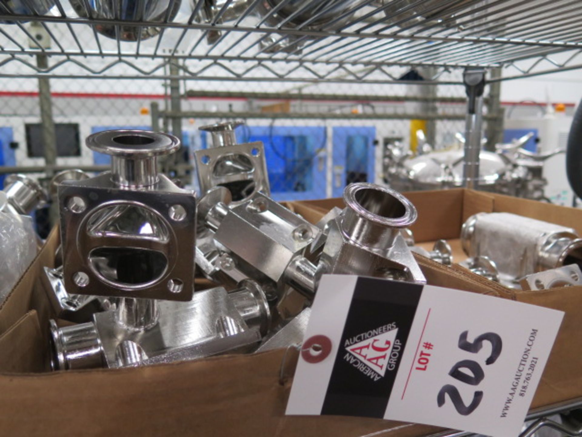 Stainless Steel Valve Components (SOLD AS-IS - NO WARRANTY)