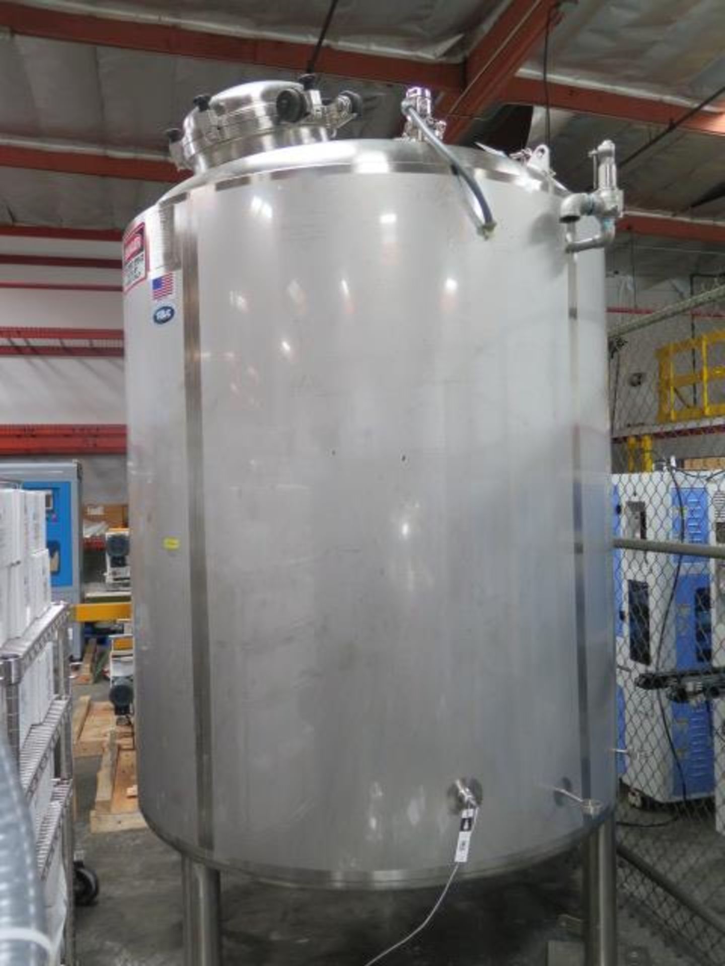 2010 T & C 900 Gallon Stainless Steel Jacketed Vessel s/n TC7209 (SOLD AS-IS - NO WARRANTY)