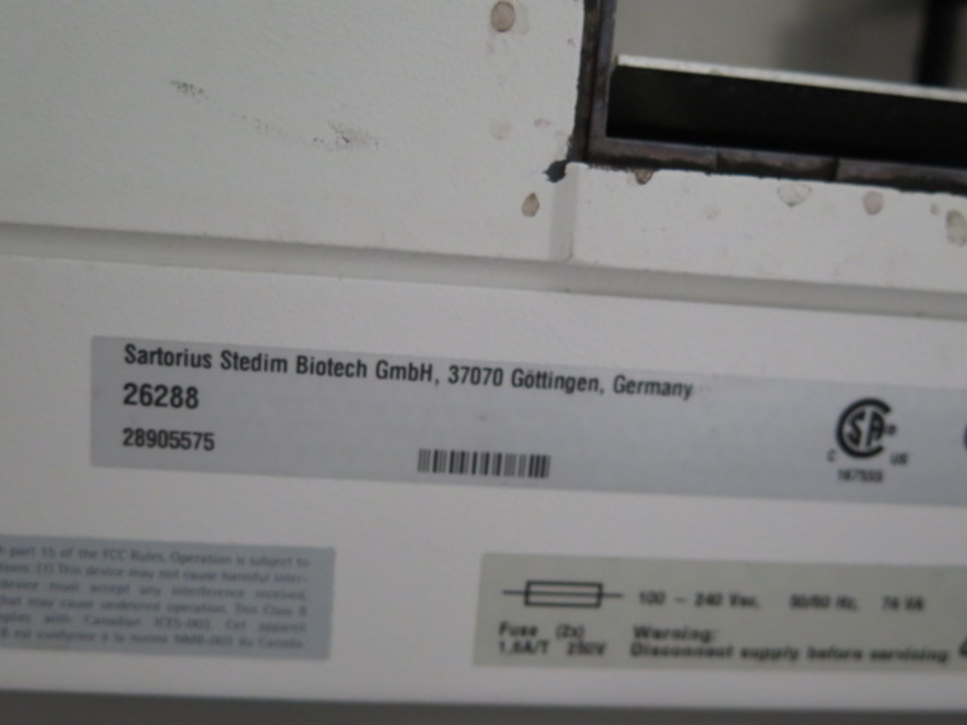 Sartorius Stedim Biotec Sartocheck 4plus Filter Tester (SOLD AS-IS - NO WARRANTY) - Image 7 of 7