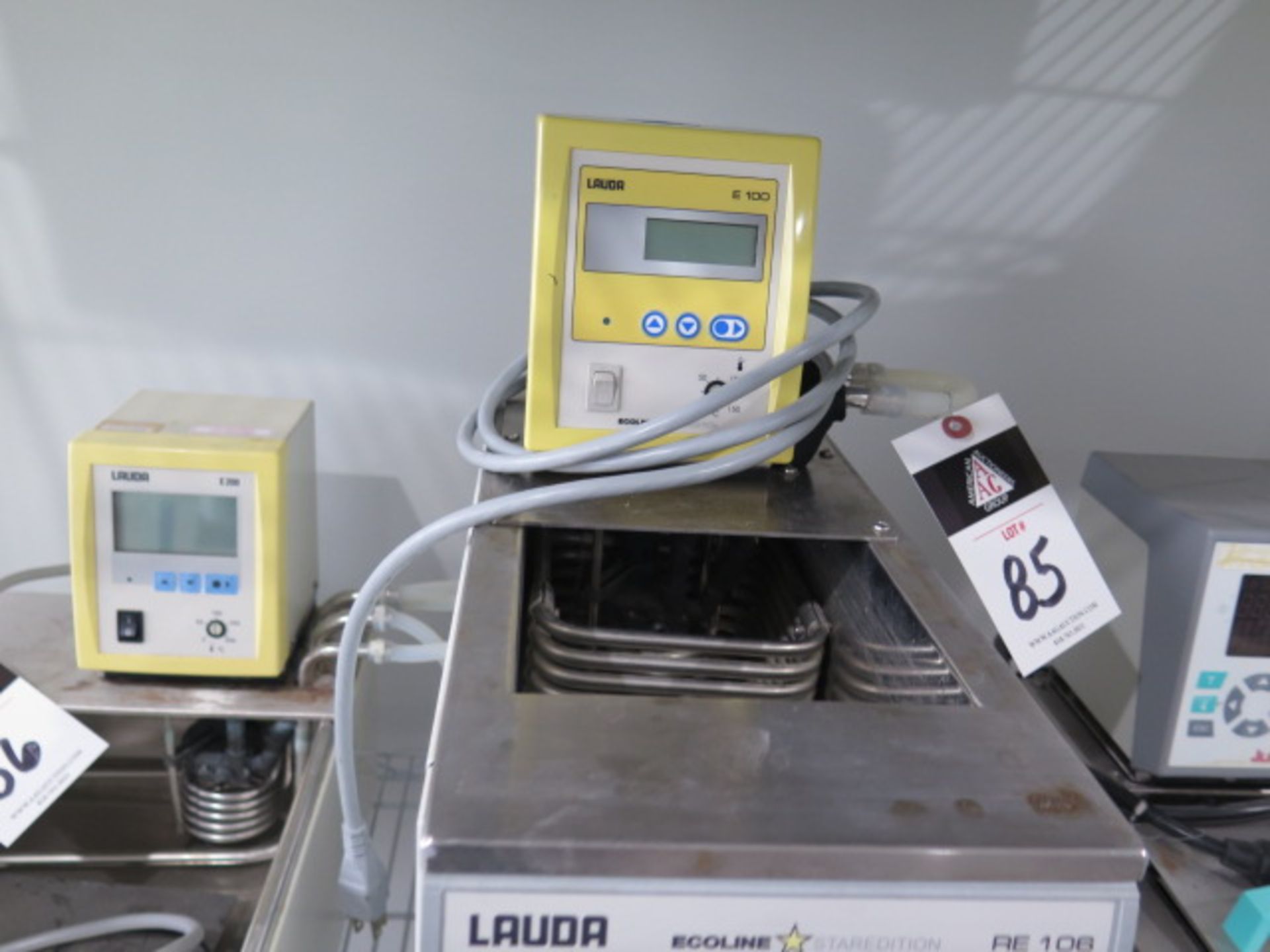 Lauda RE106 Refrigerated Circulation Bath s/n LCK4864-07-0110 w/ mdl. E100 Digital Controls (SOLD - Image 3 of 6