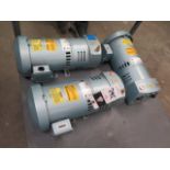 Gast mdl. 1023-101Q-G279 Vacuum Pumps (3) 3/4Hp 208-230/380-460V (SOLD AS-IS - NO WARRANTY)