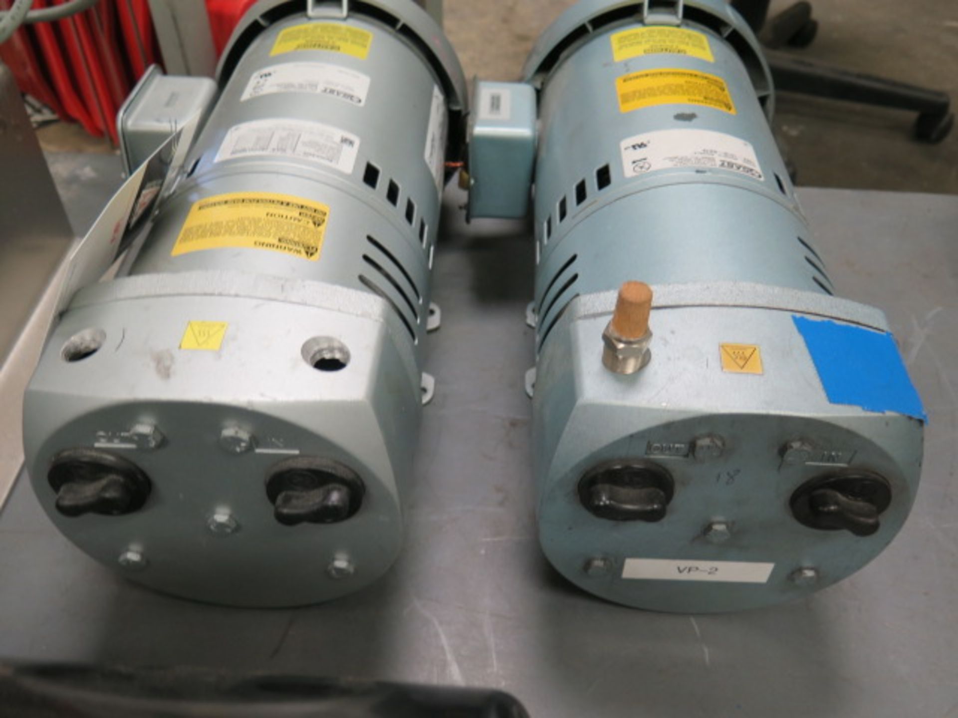 Gast mdl. 1023-101Q-G279 Vacuum Pumps (2) 3/4Hp 208-230/380-460V (SOLD AS-IS - NO WARRANTY) - Image 3 of 5