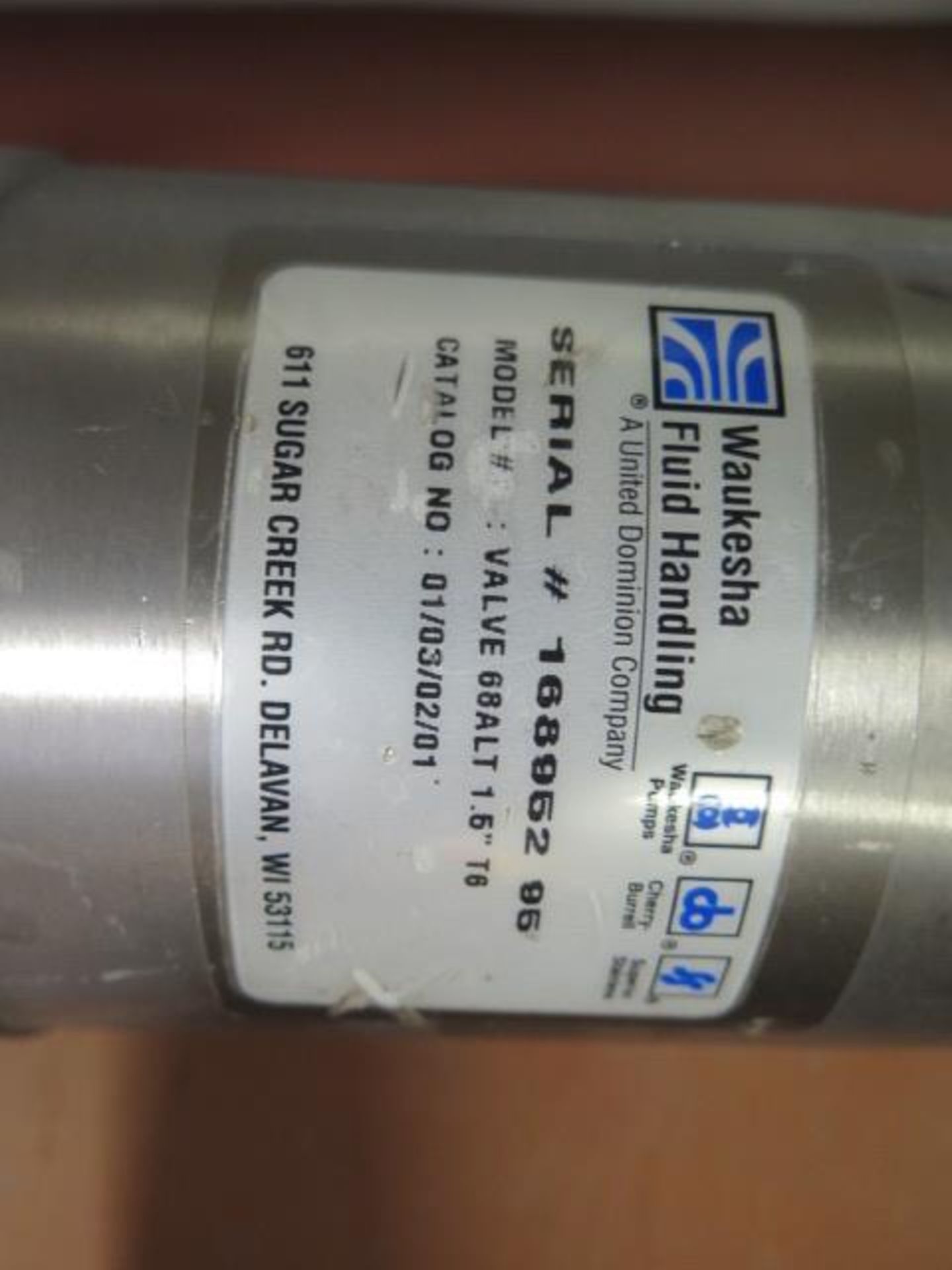 Waukesha Valve 68ALT 1.5" T6 Stainless Steel Valve (SOLD AS-IS - NO WARRANTY) - Image 6 of 6