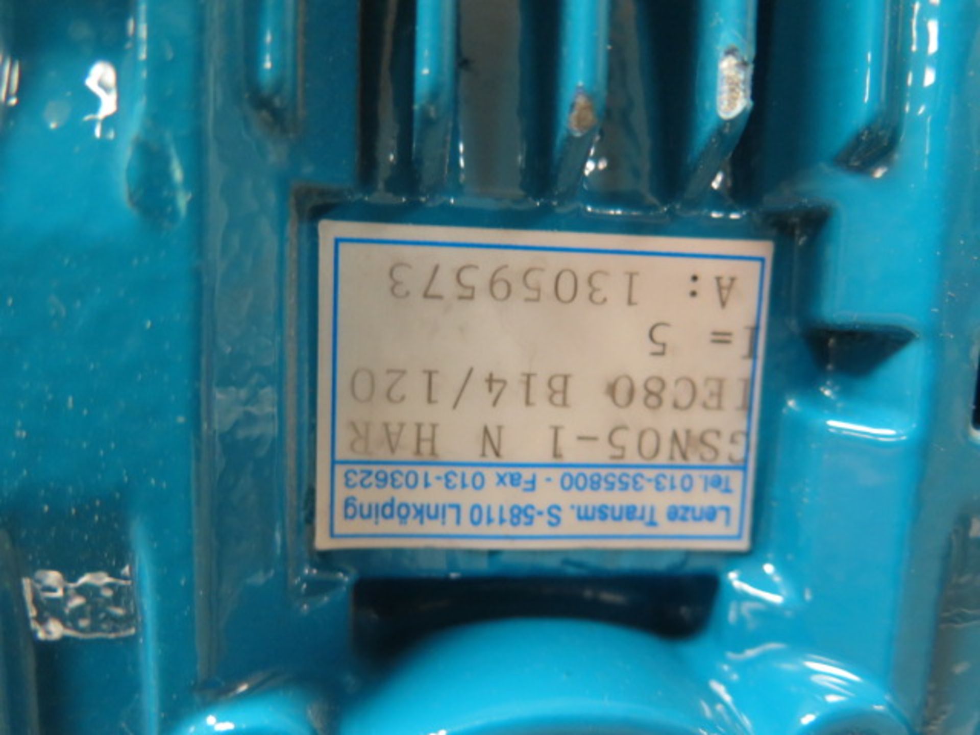 Motovario T80B4 1Hp Motor w/ Gear Reducer (2) (SOLD AS-IS - NO WARRANTY) - Image 6 of 9