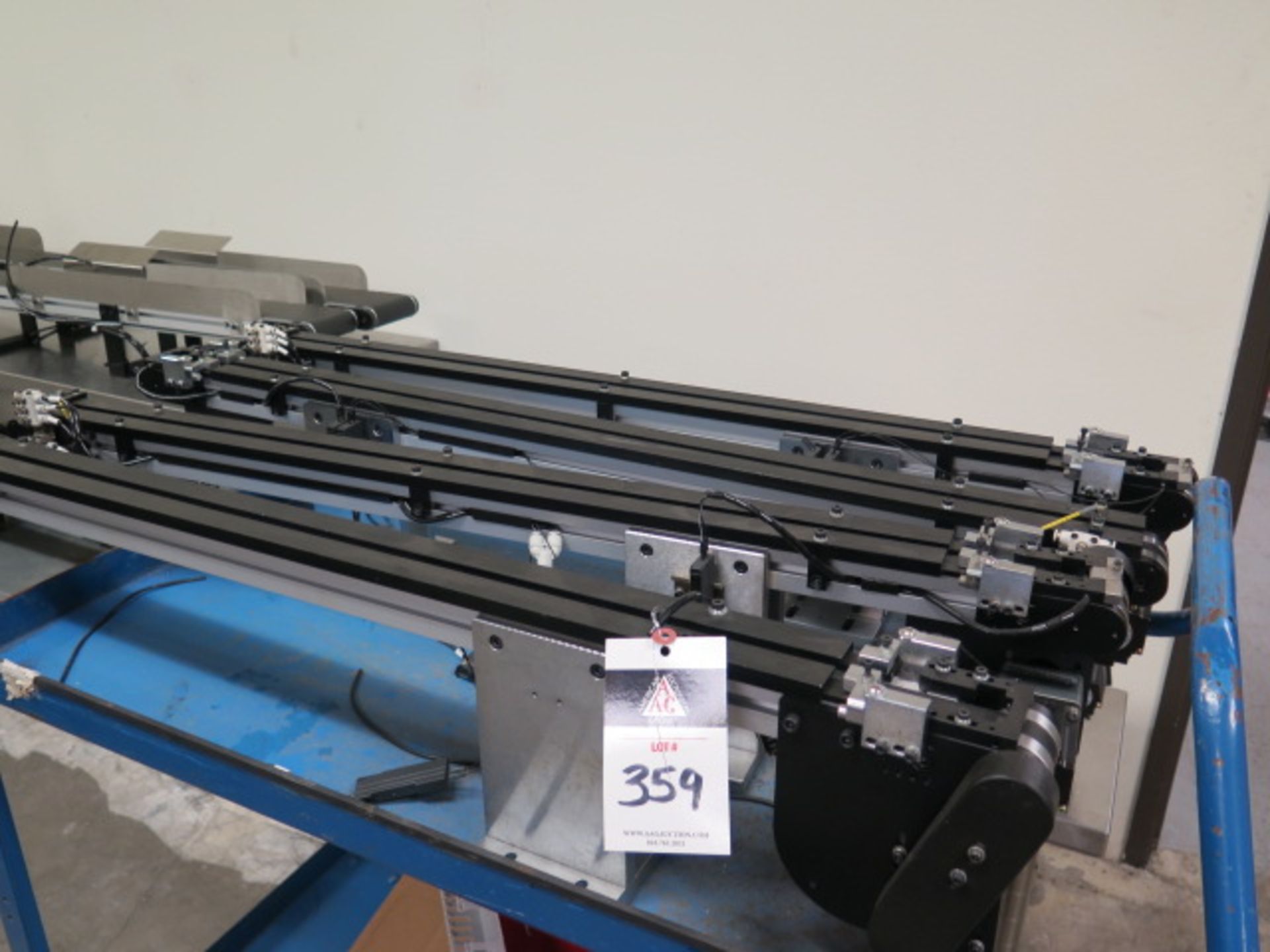 5/8" x 43" Motorized Conveyors (4) (SOLD AS-IS - NO WARRANTY)