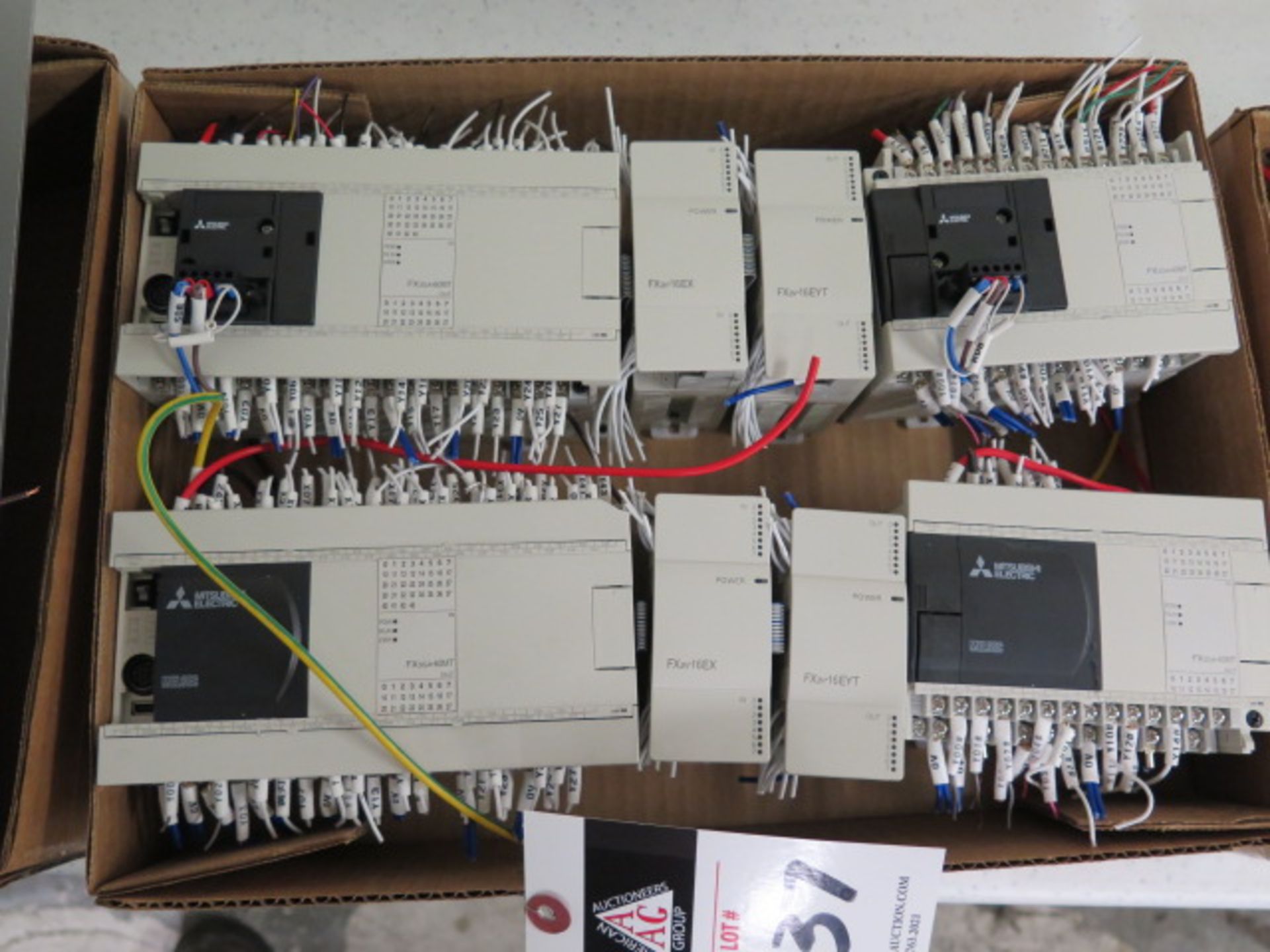 Mitsubishi Electric FX3GA-60MT Controller w/ FX2N-16EX Controller, FX2N-16EYT Controller and FX3GA-4 - Image 2 of 4