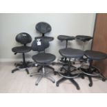 Lab Stools (7) (SOLD AS-IS - NO WARRANTY)