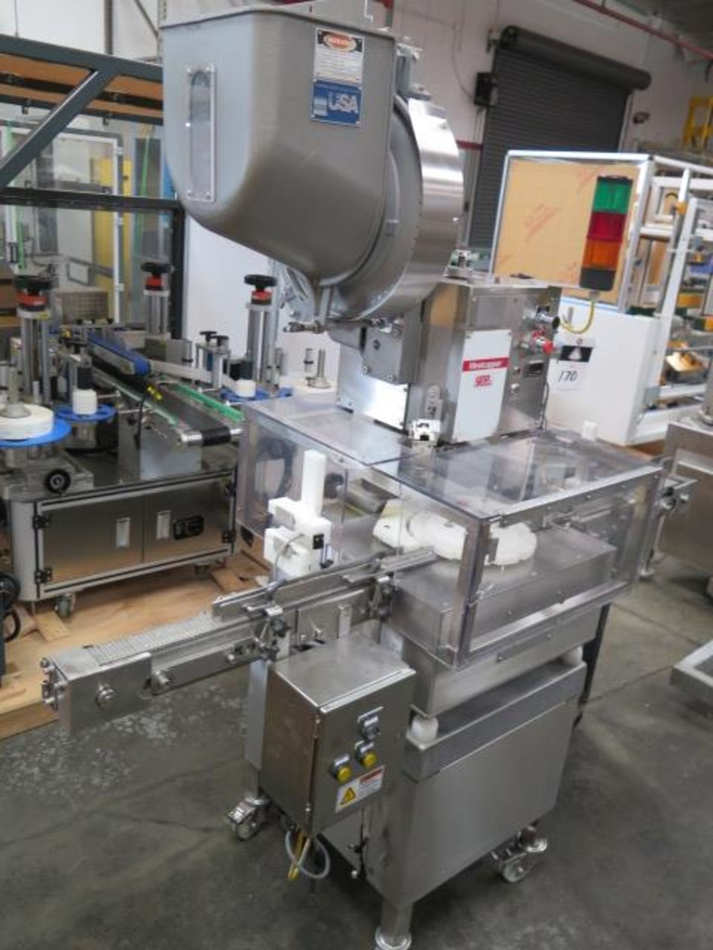 Genesis Machinery Products / Westcapper NPW500 Capping Line w/ Vibratory Feeder (SOLD AS-IS - NO - Image 3 of 12