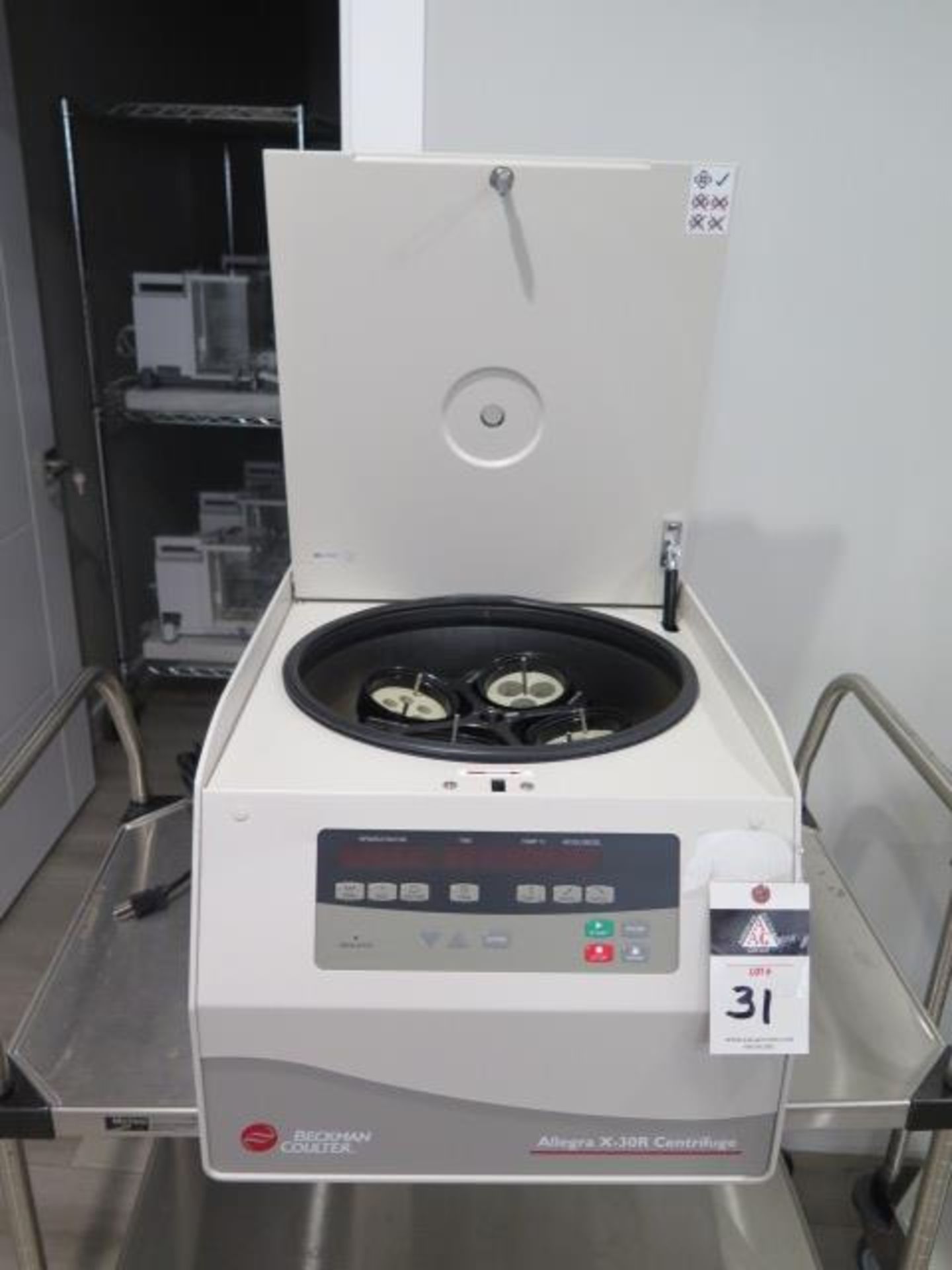 Beckman Coulter Allegra X-30R Centrifuge s/n ALZ19A083 (SOLD AS-IS - NO WARRANTY)