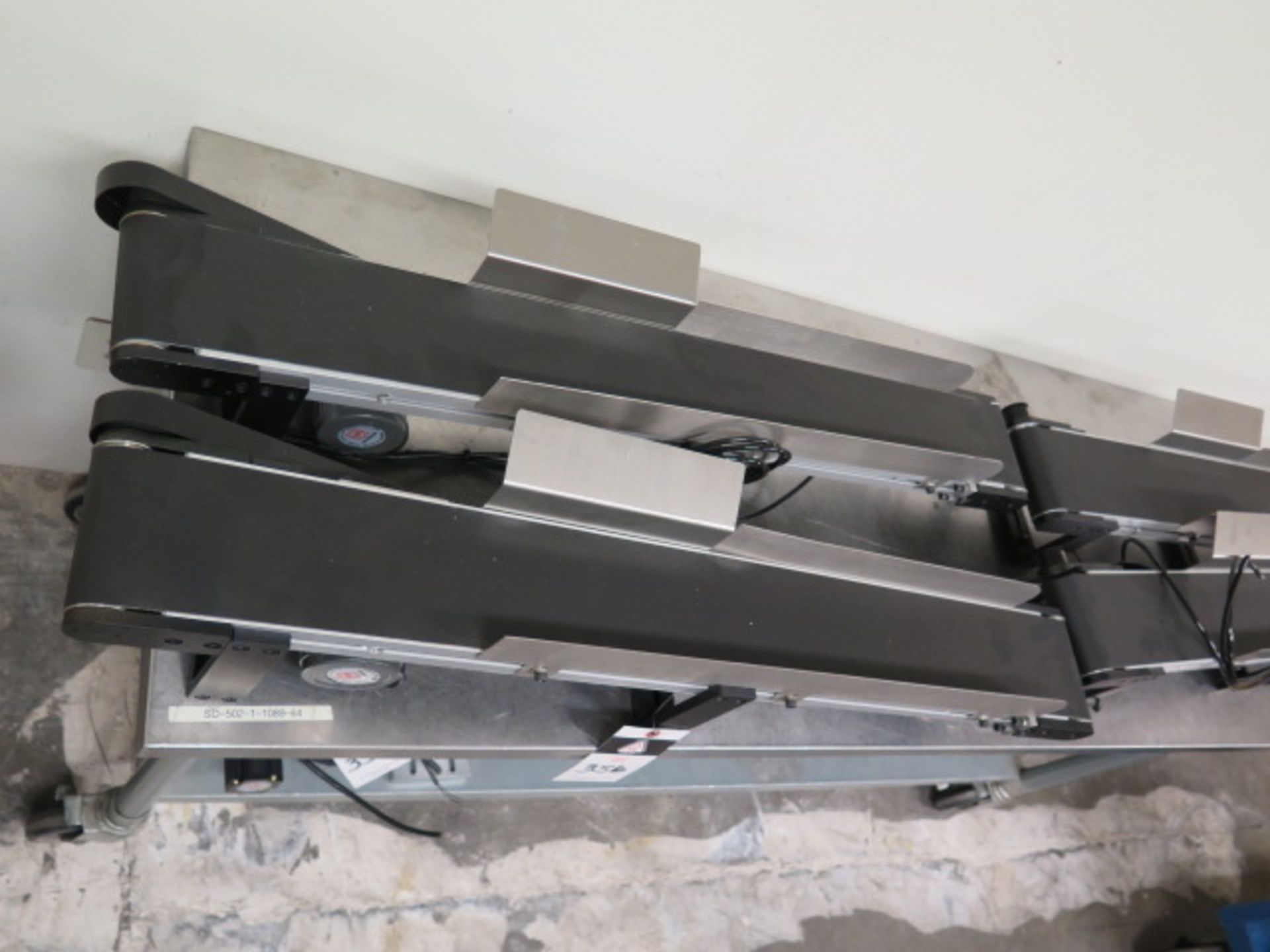 4 3/8" x 39" Motorized Conveyors (2) and (2) NOT MOTORIZED (SOLD AS-IS - NO WARRANTY) - Image 3 of 7