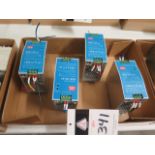 Mean Well mdl. NDR-240-24 100-240VAC Input to 24V 10A Output DC Power Supplies (4) (SOLD AS-IS - NO