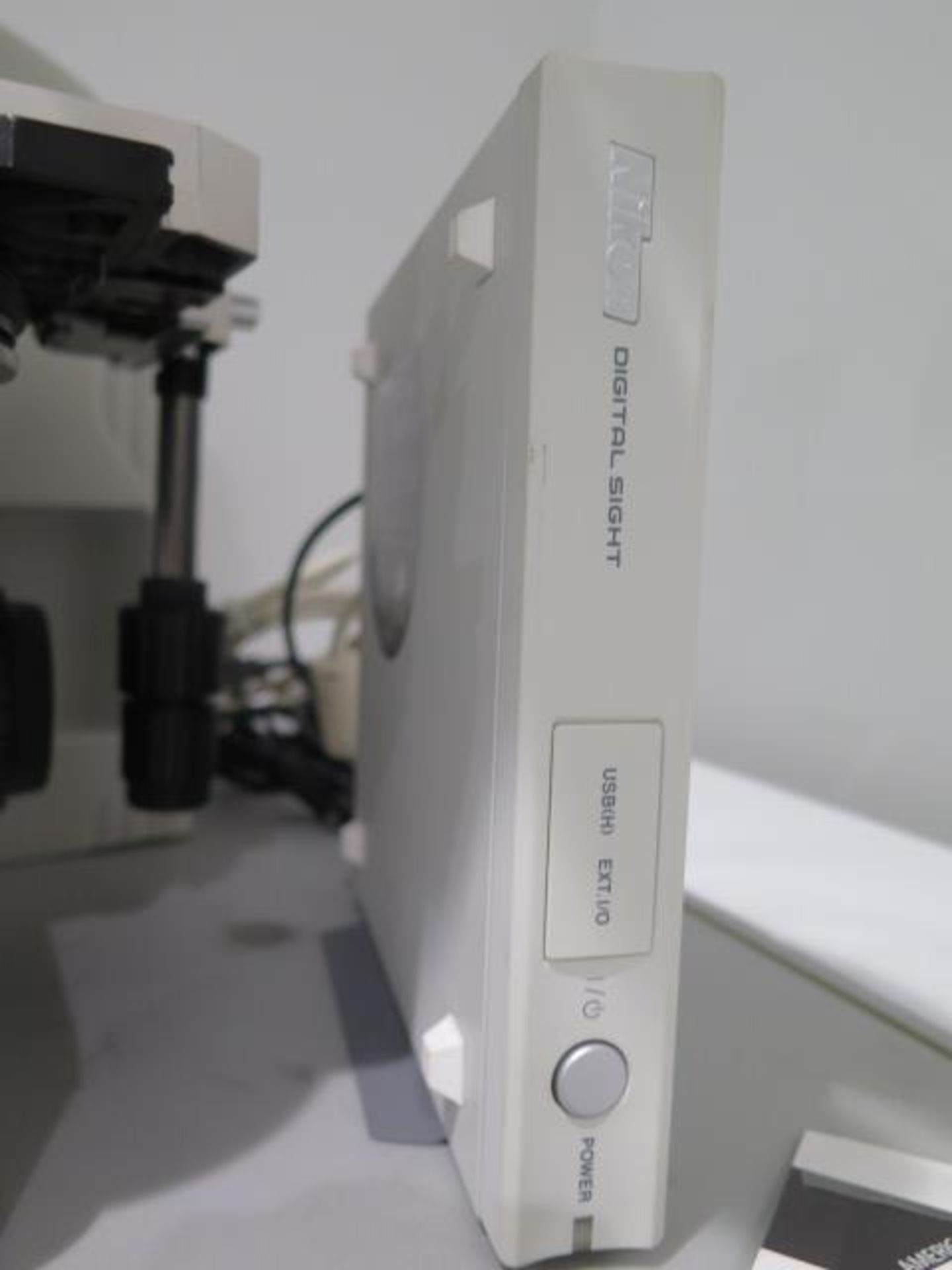 Nikon Eclipse E600 Research Microscope s/n 763673 w/ Nikon Light,DS-U2 Digital Sight Unit,SOLD AS IS - Image 13 of 15