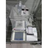 Mettler Toledo XP205 DeltaRange Analytical Balance Scale 0.01mg-220g w/ Mettler Printer, SOLD AS IS