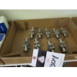 Swagelok Stainless Steel Valves (9) (SOLD AS-IS - NO WARRANTY)